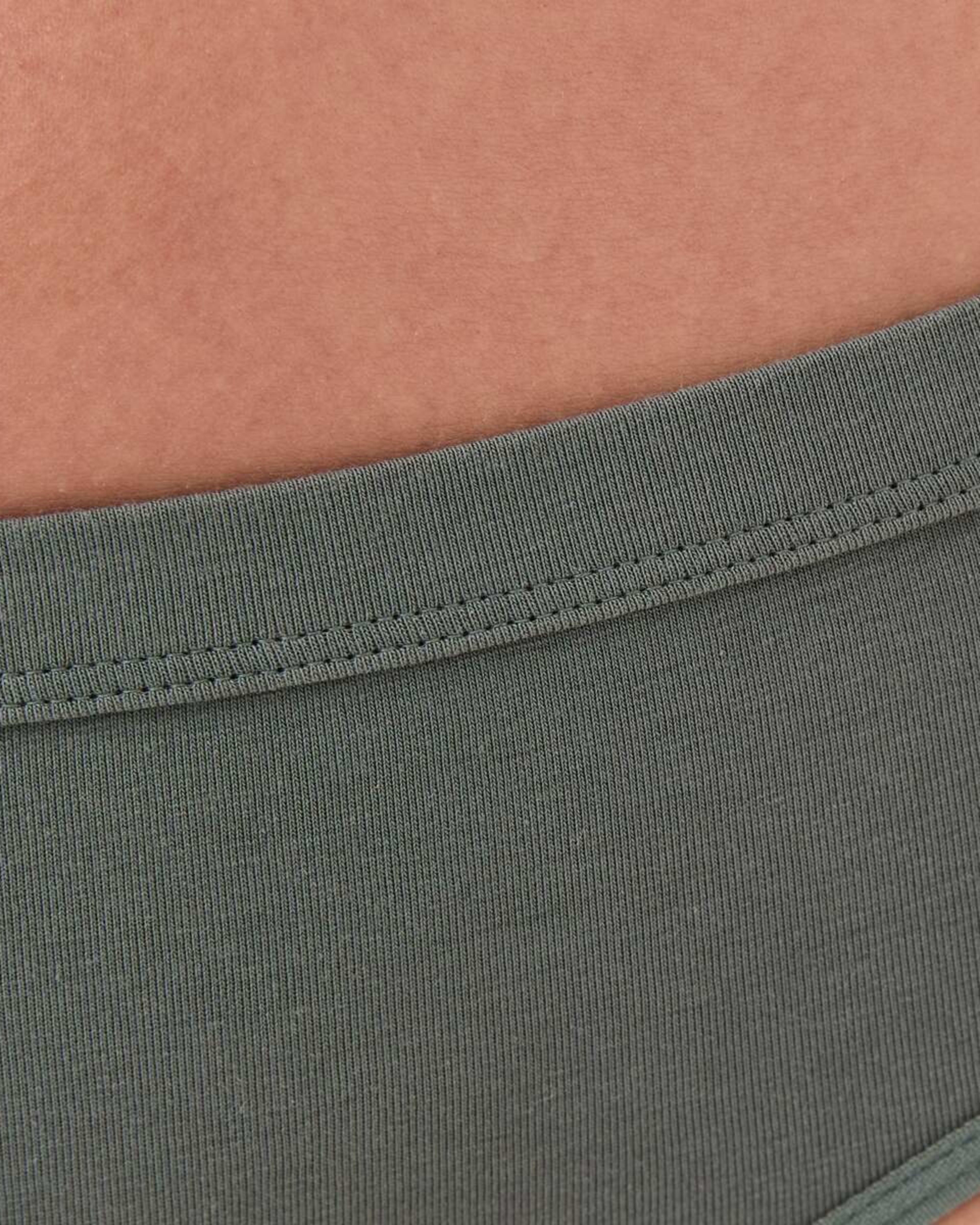 4 Comfort Top Bikini Briefs SMOKEY GREEN, 4 of 4