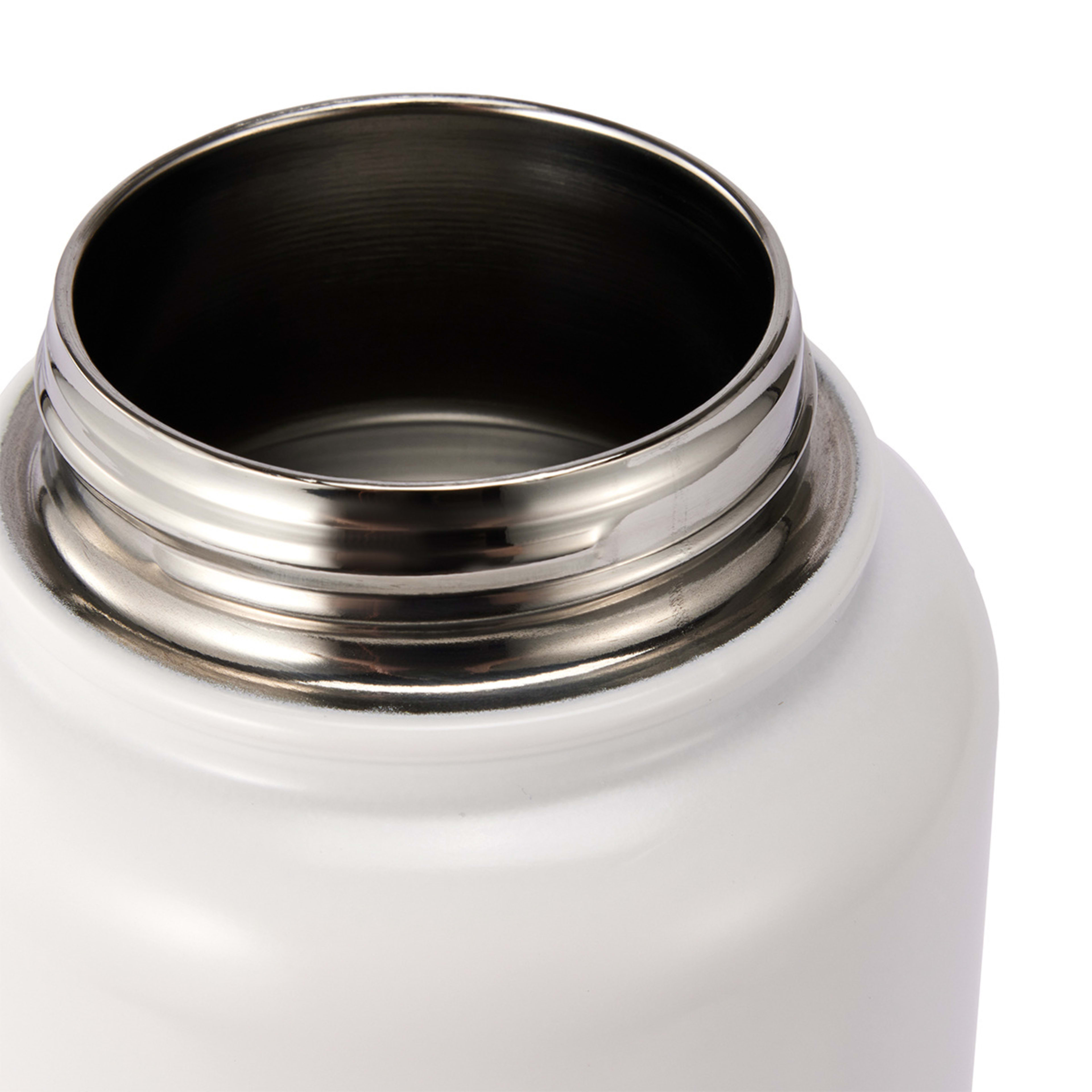 960ml White Double Wall Insulated Cylinder Drink Bottle Kmart