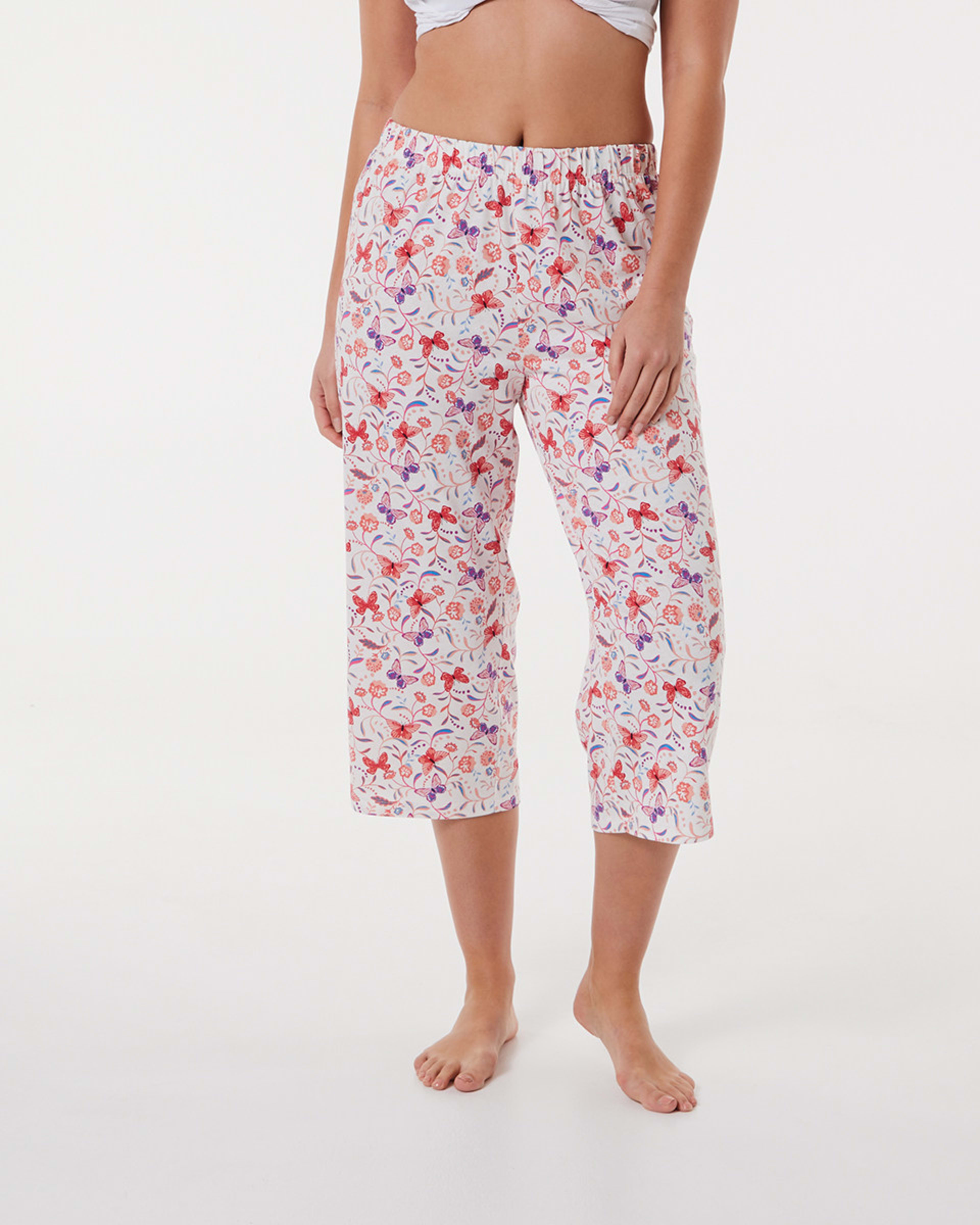 3/4 Printed Knit Pants Kmart