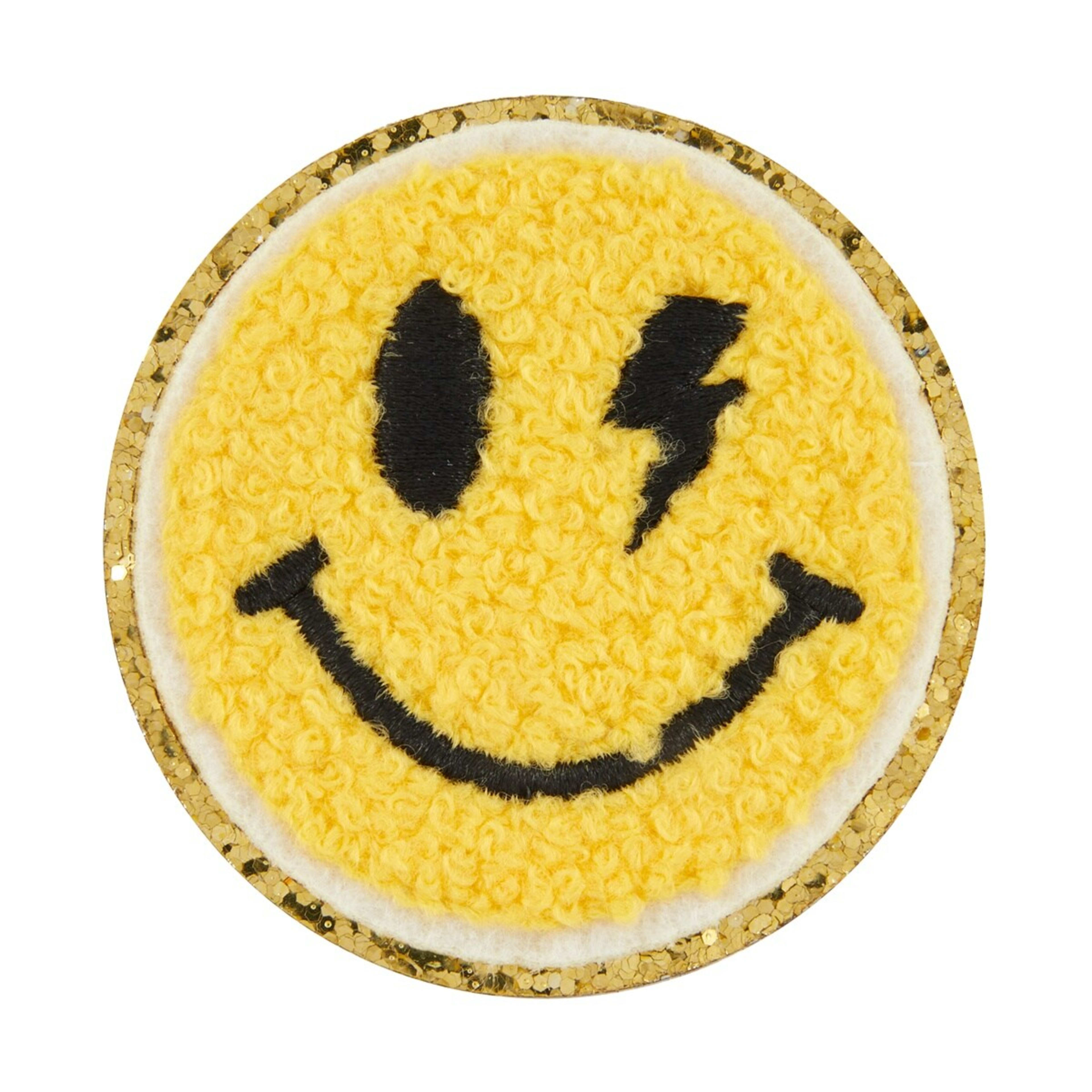 2 Chenille Patch - Smiley Face, 2 of 2
