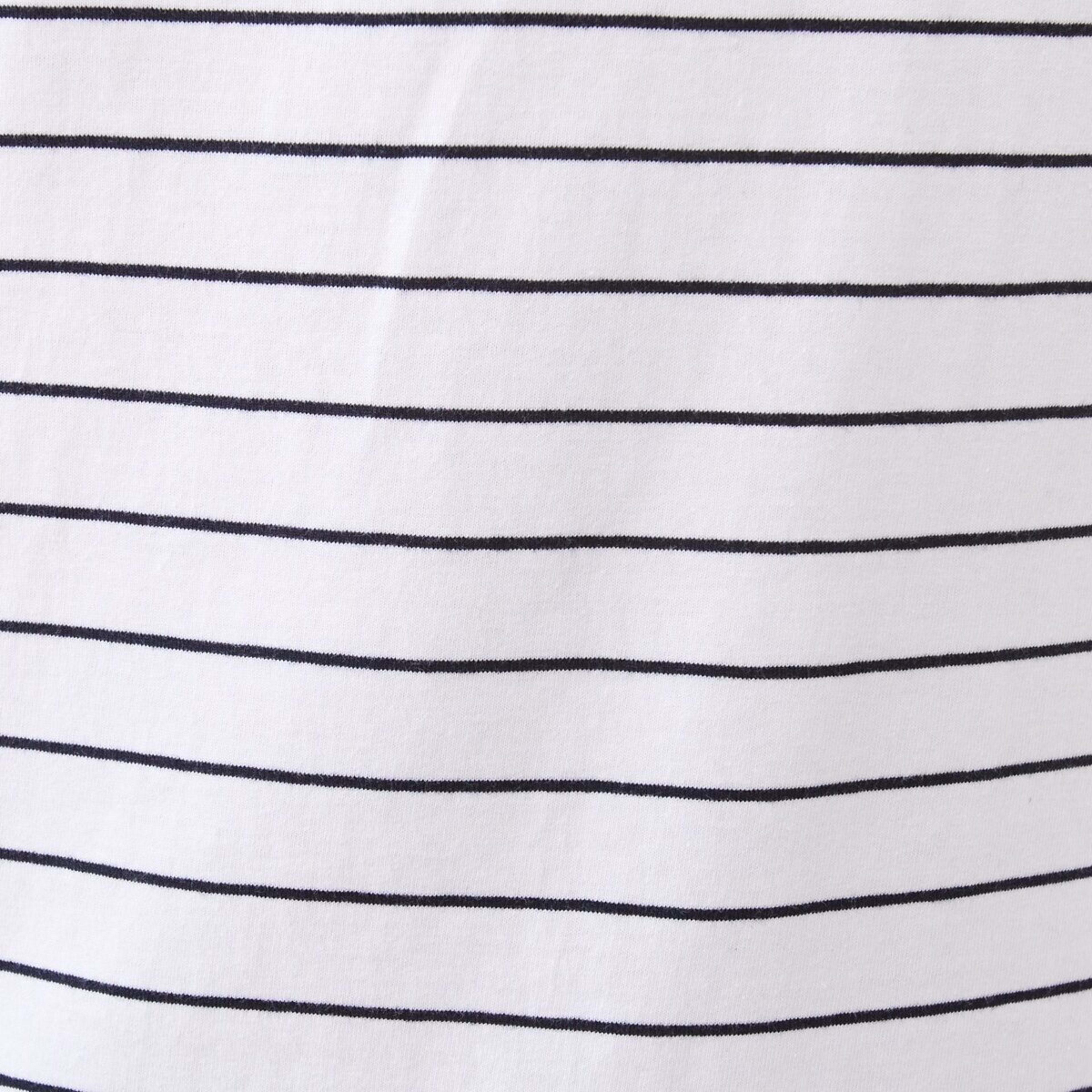 6 Sleeveless Tank Mini Dress Wht Stripe, 6 of 7
