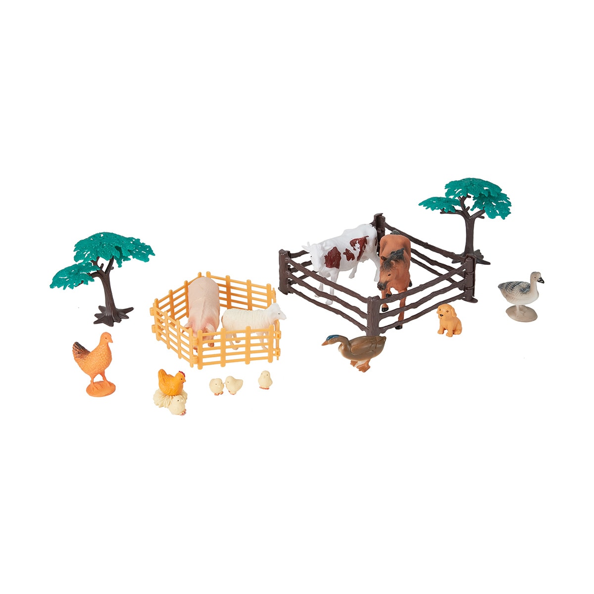 60 Piece Farm Animals Adventure Set Kmart