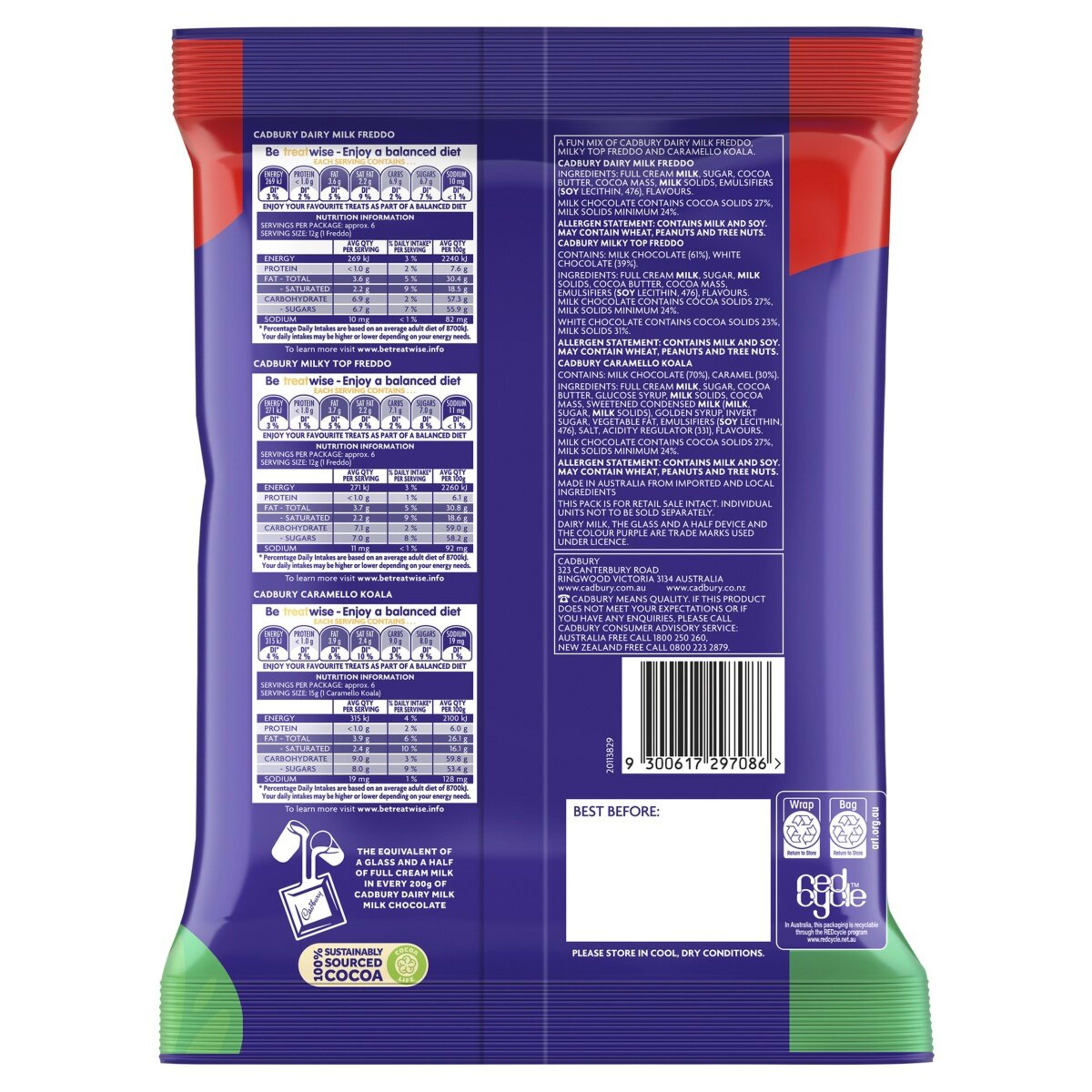 2 18 Piece Cadbury Dairy Milk Freddo Variety Pack 234g, 2 of 2