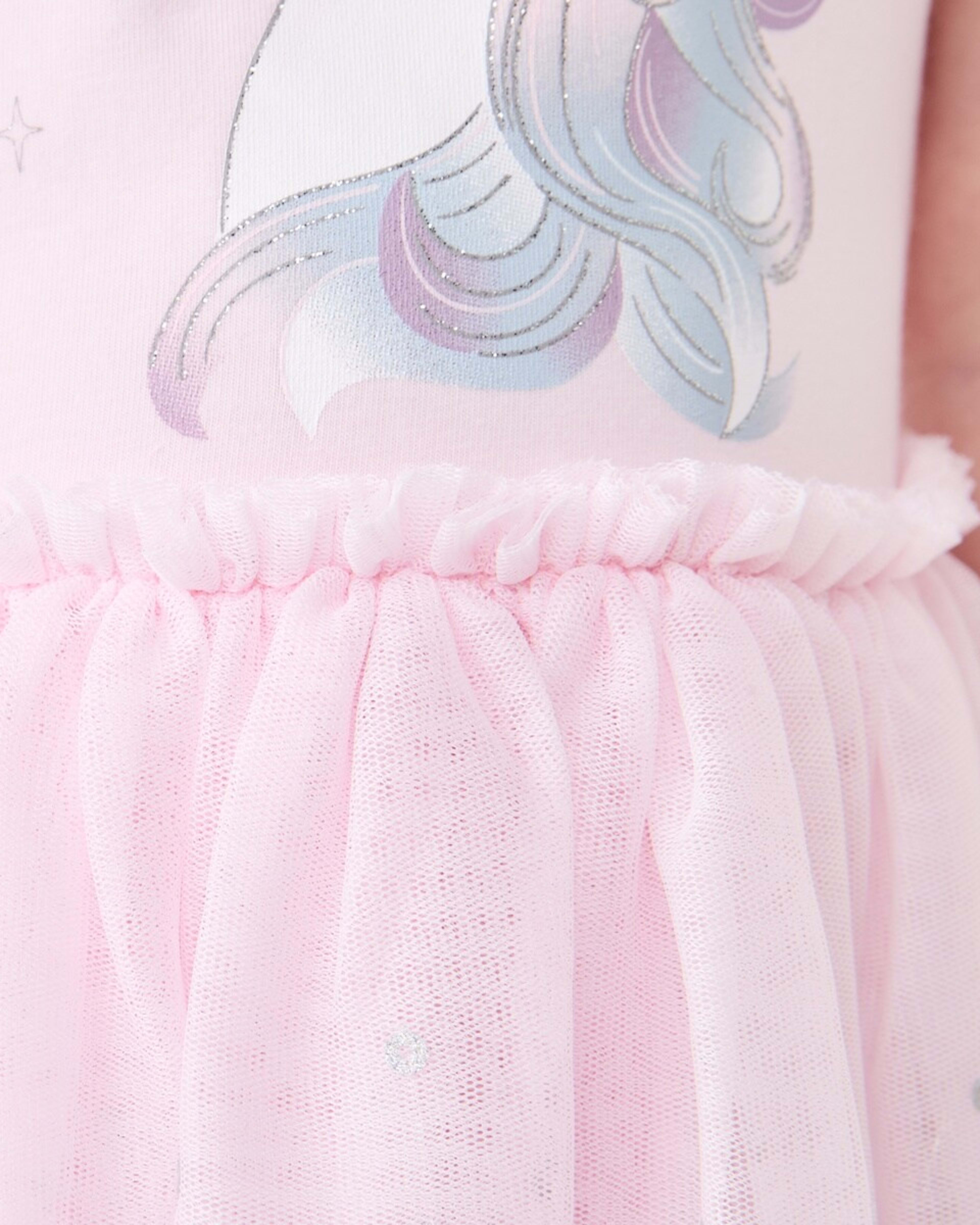 5 Short Sleeve Tutu Dress SHIMMER UNICORN BALLERINA, 5 of 8