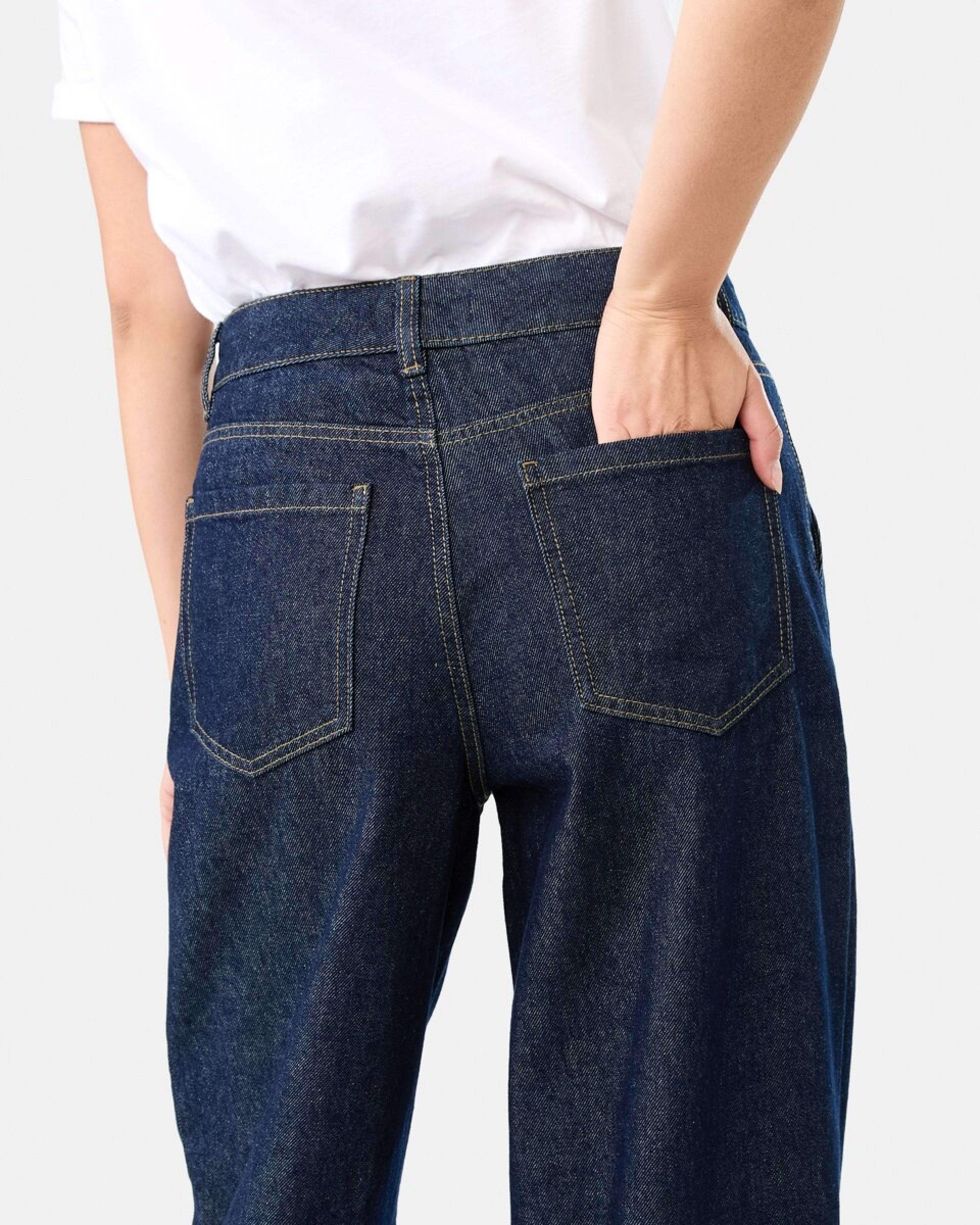 8 Pleat Front Jeans INDIGO, 8 of 9