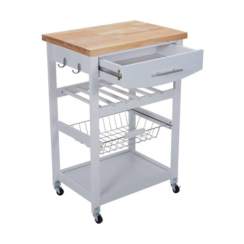 White Kitchen Trolley Kmart