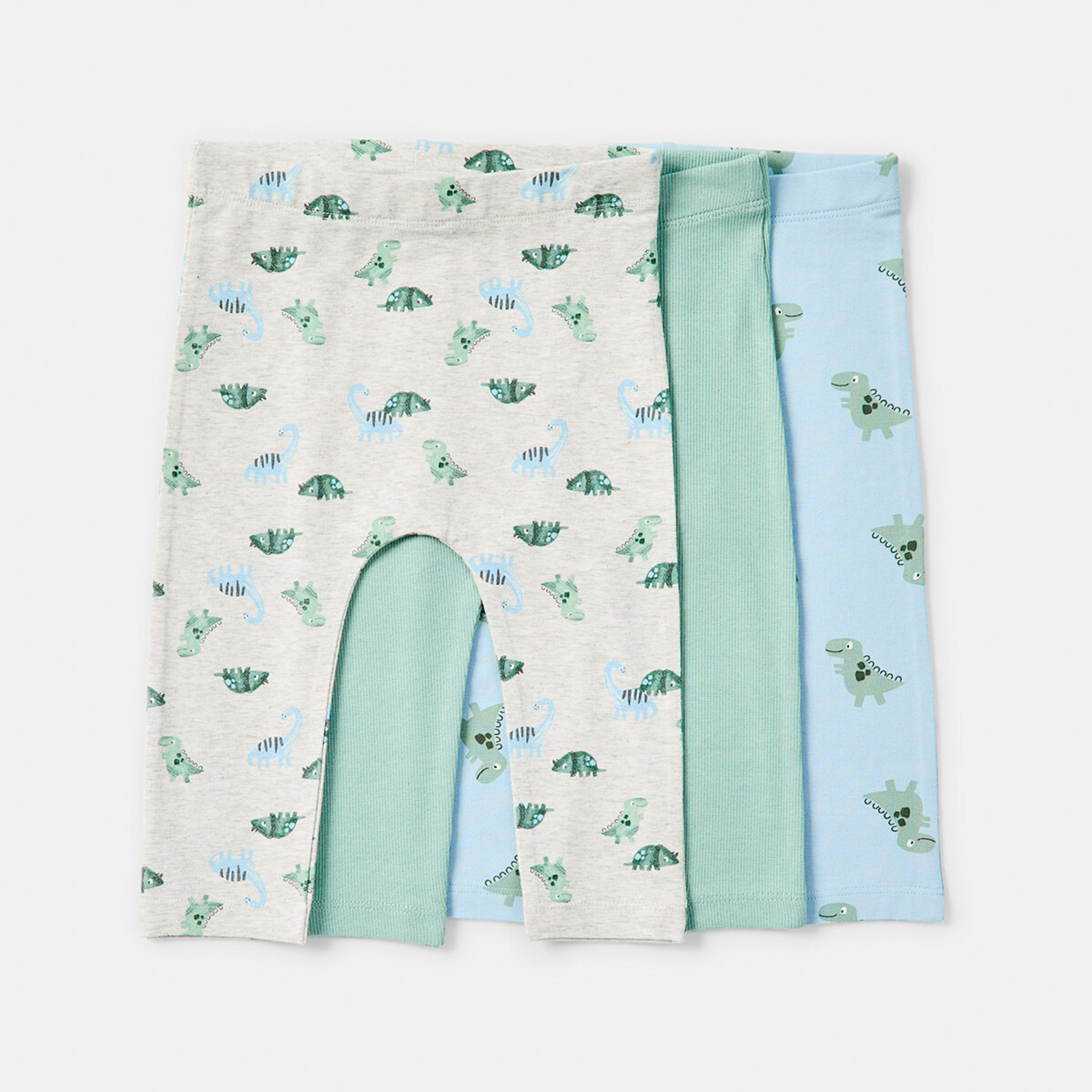 1 3 Pack Leggings Mini Dino, 1 of 8