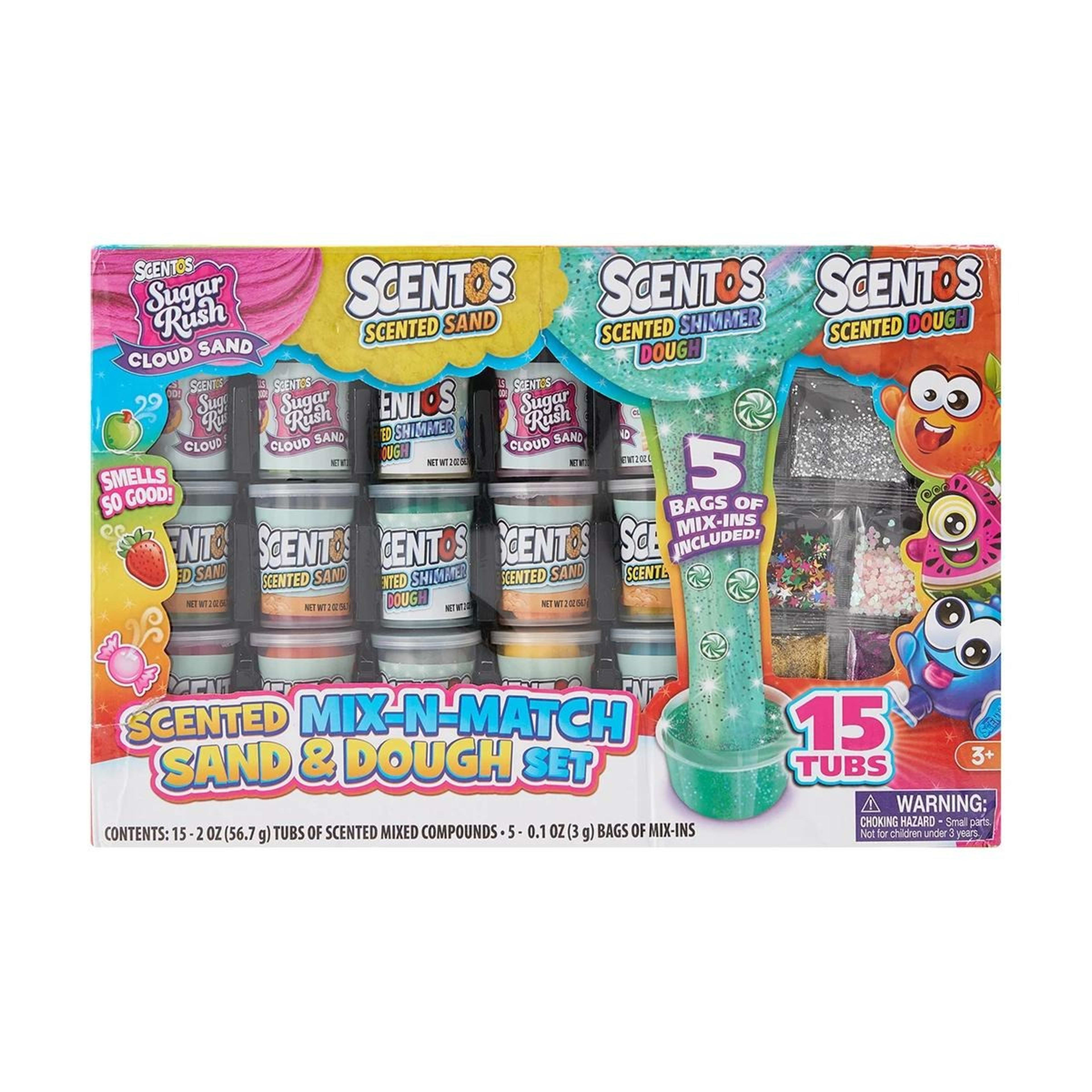 1 Scentos Scented Mix-N-Match Sand & Dough Set