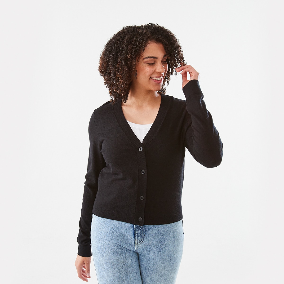 Black clearance cardigan kmart