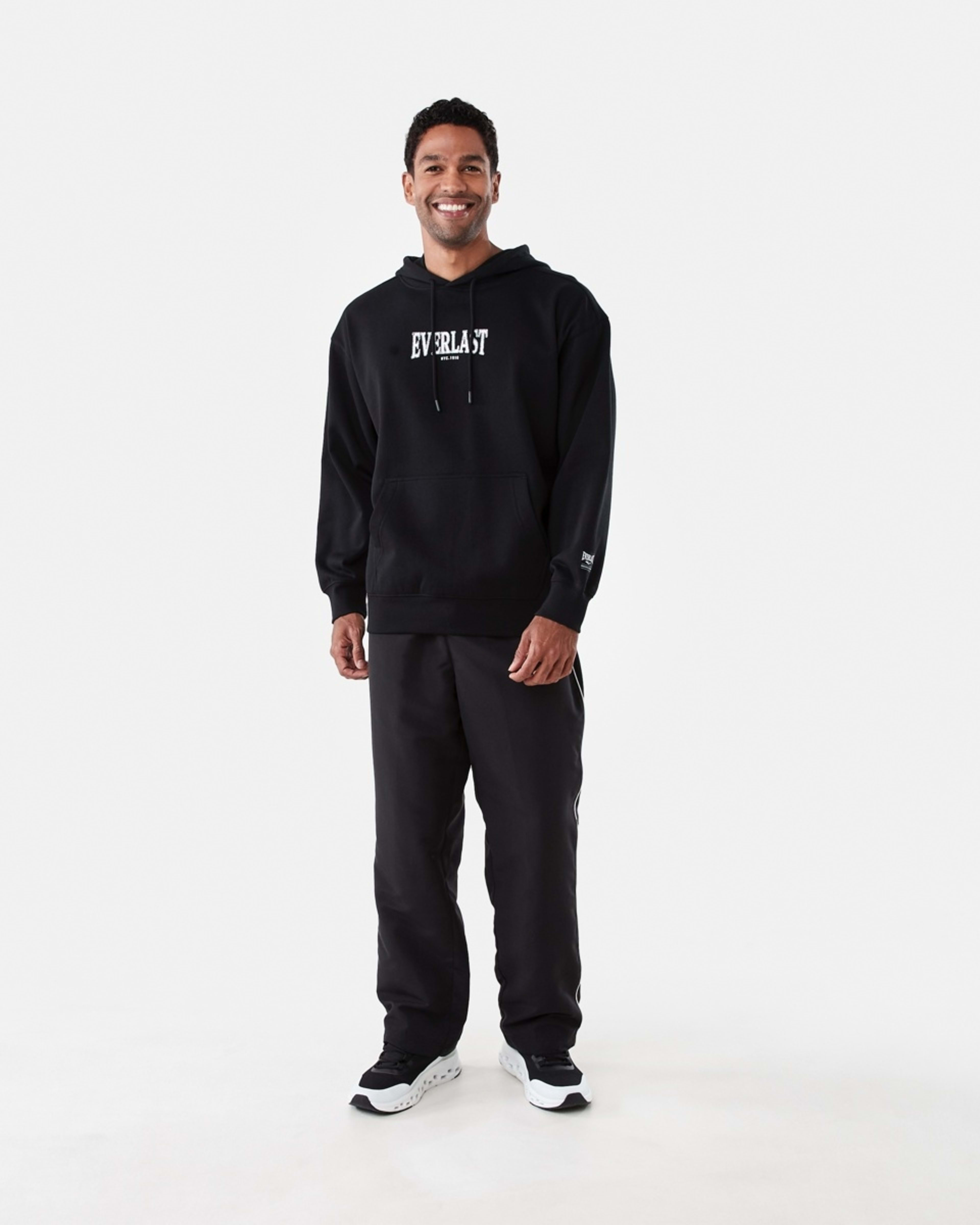 9 Everlast Mens Oversized Hoodie EVERLAST BLACK, 9 of 9