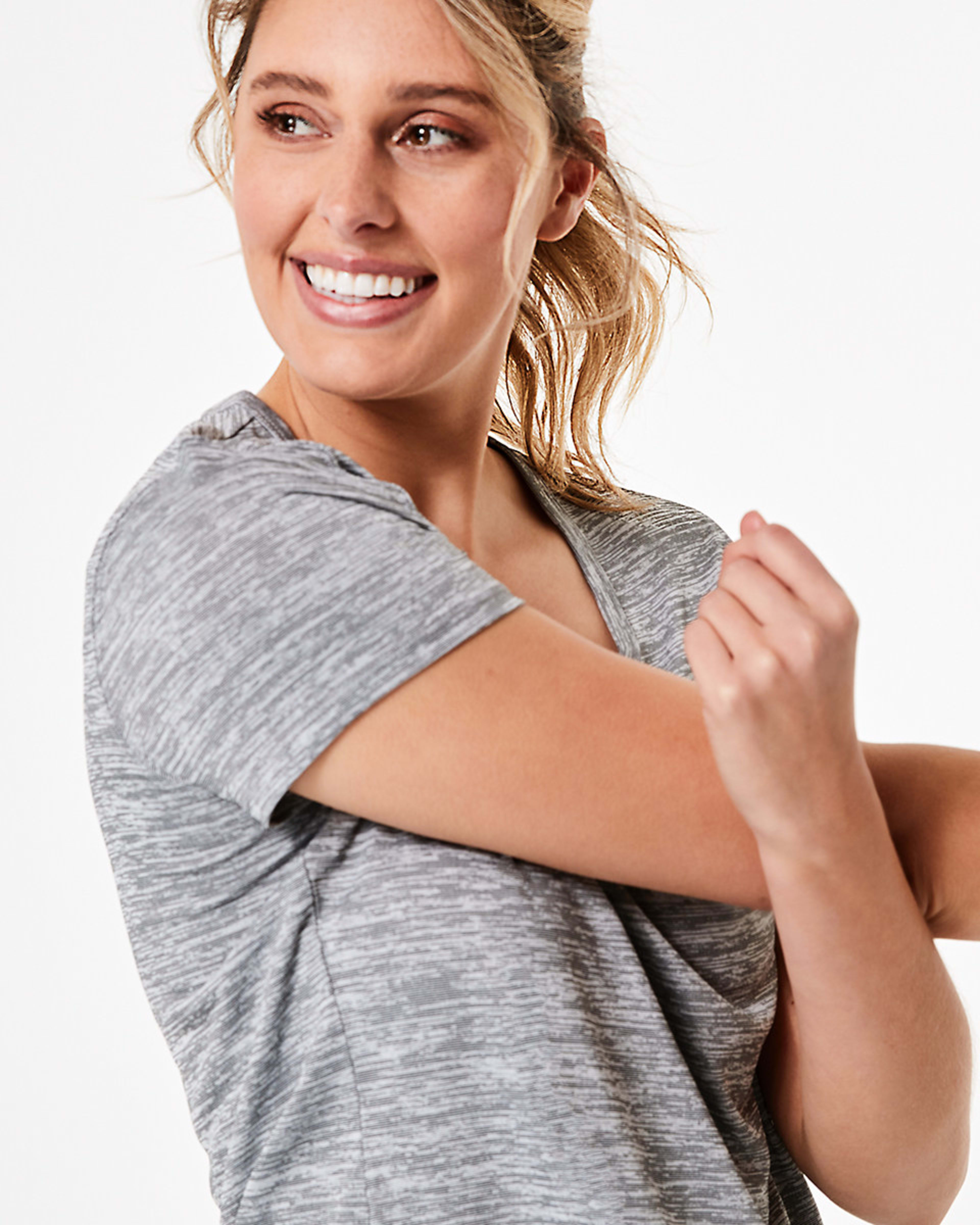 Active Womens Short Sleeve Core VNeck Tshirt Kmart NZ