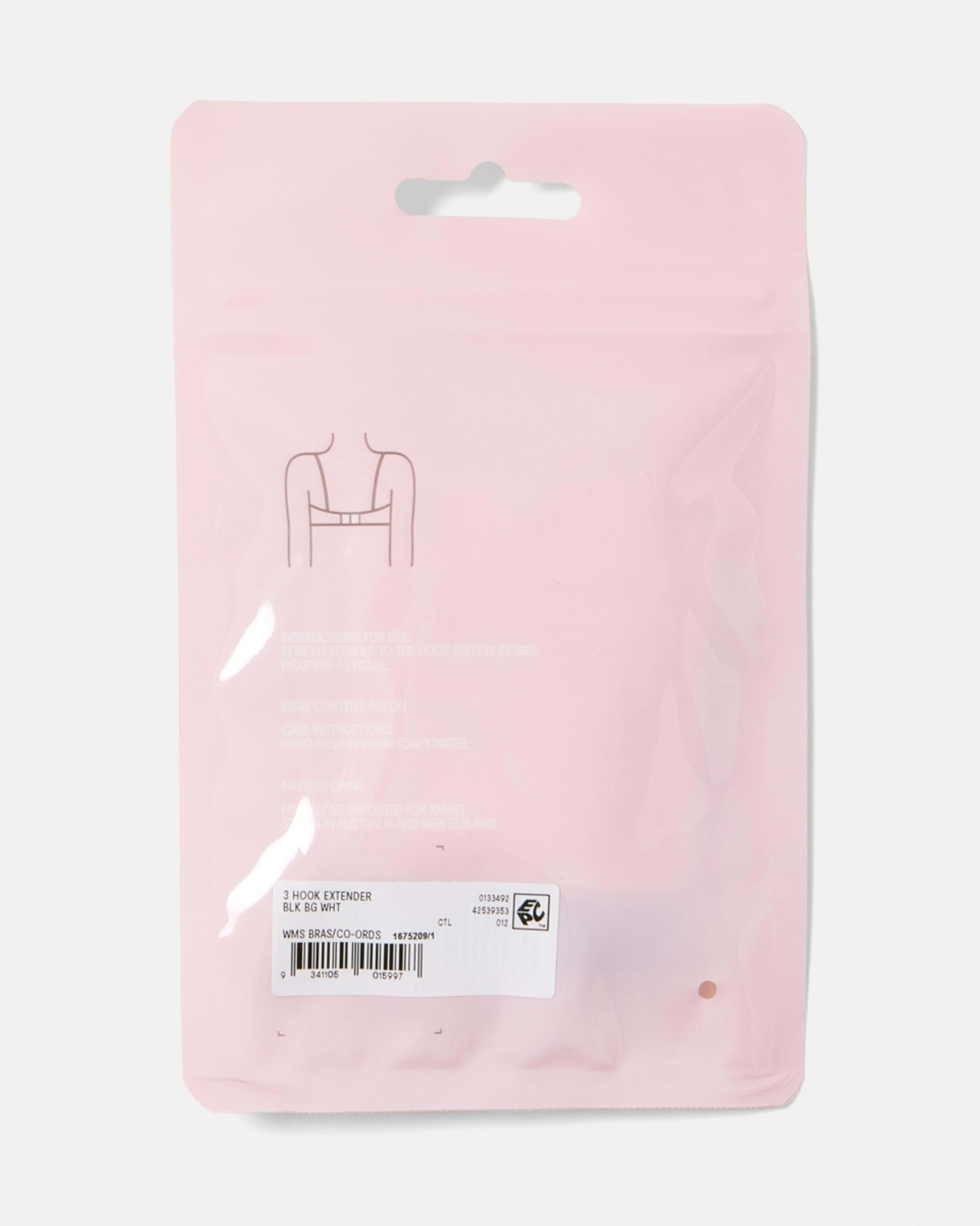 4 3 Pack 3-Hook Bra Extender BLACK, BEIGE, WHITE, 4 of 4
