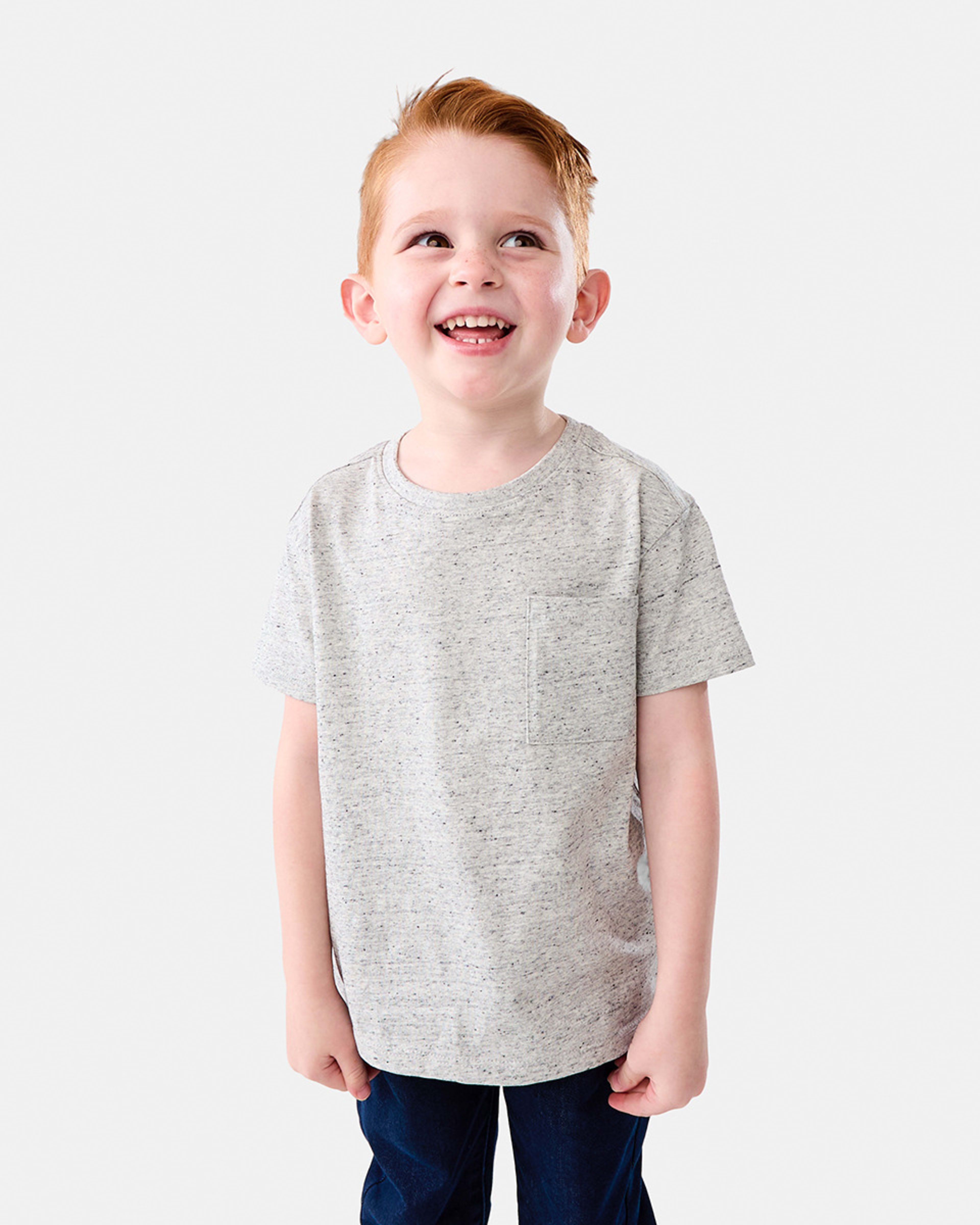 1 Plain Cotton T-shirt Tlg Marle, 1 of 8