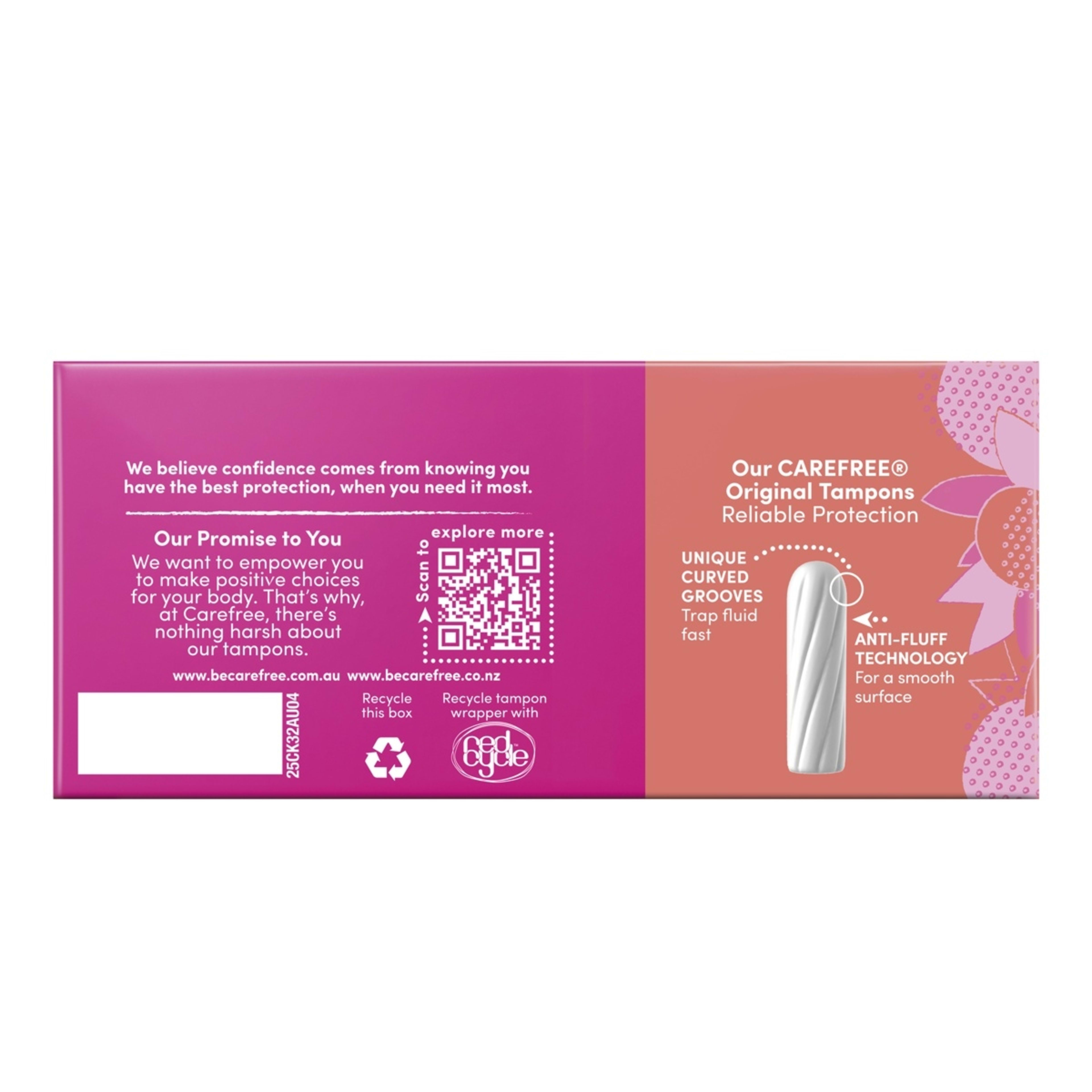 3 32 Pack Carefree Original Super Tampons, 3 of 8
