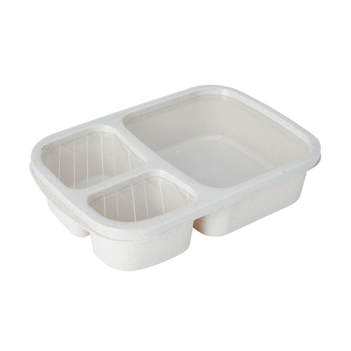 Oatmeal Wheat Straw 3 Section Container Lunch Box Kmart