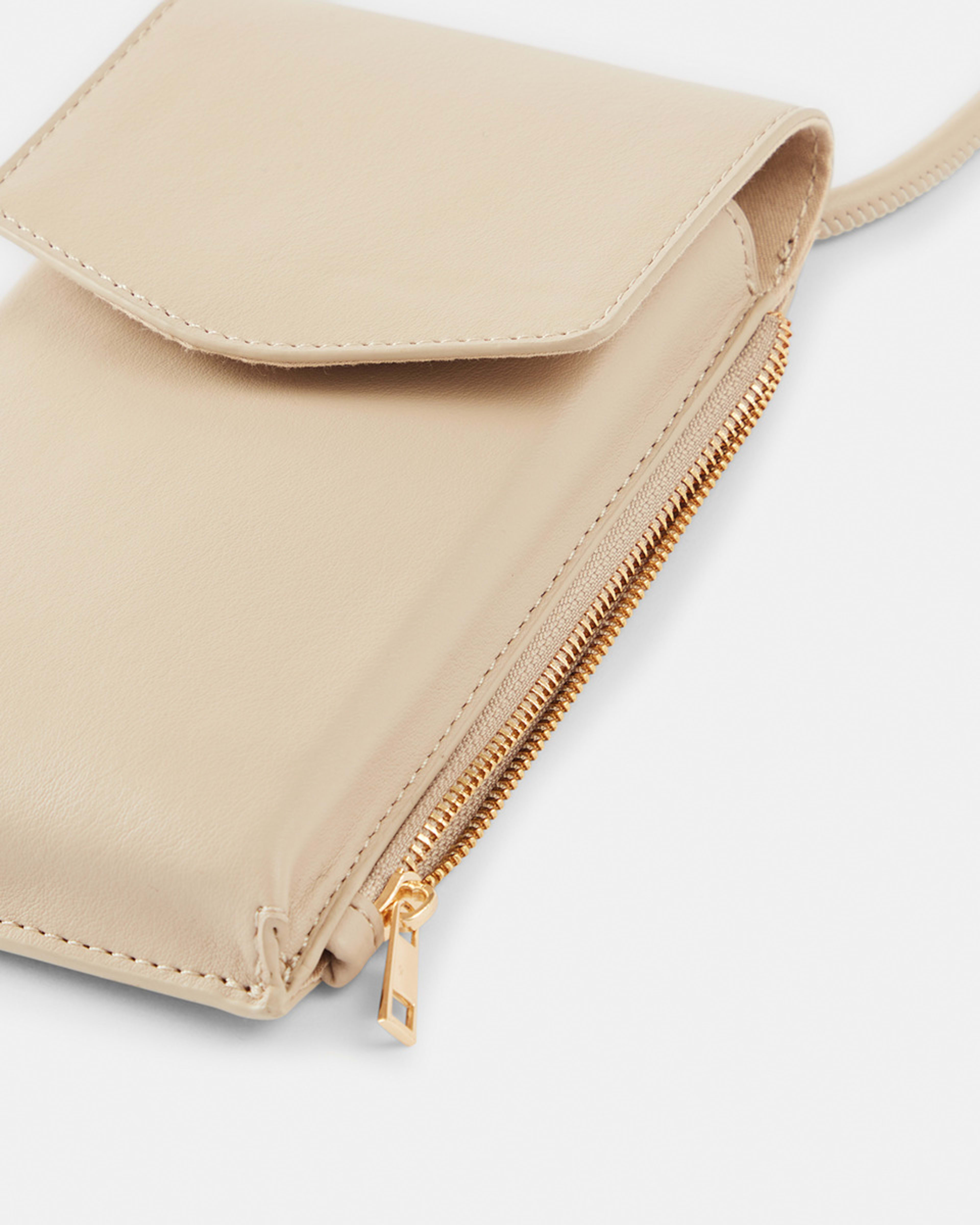 5 Phone Wallet Crossbody Bag Bone Beige, 5 of 7