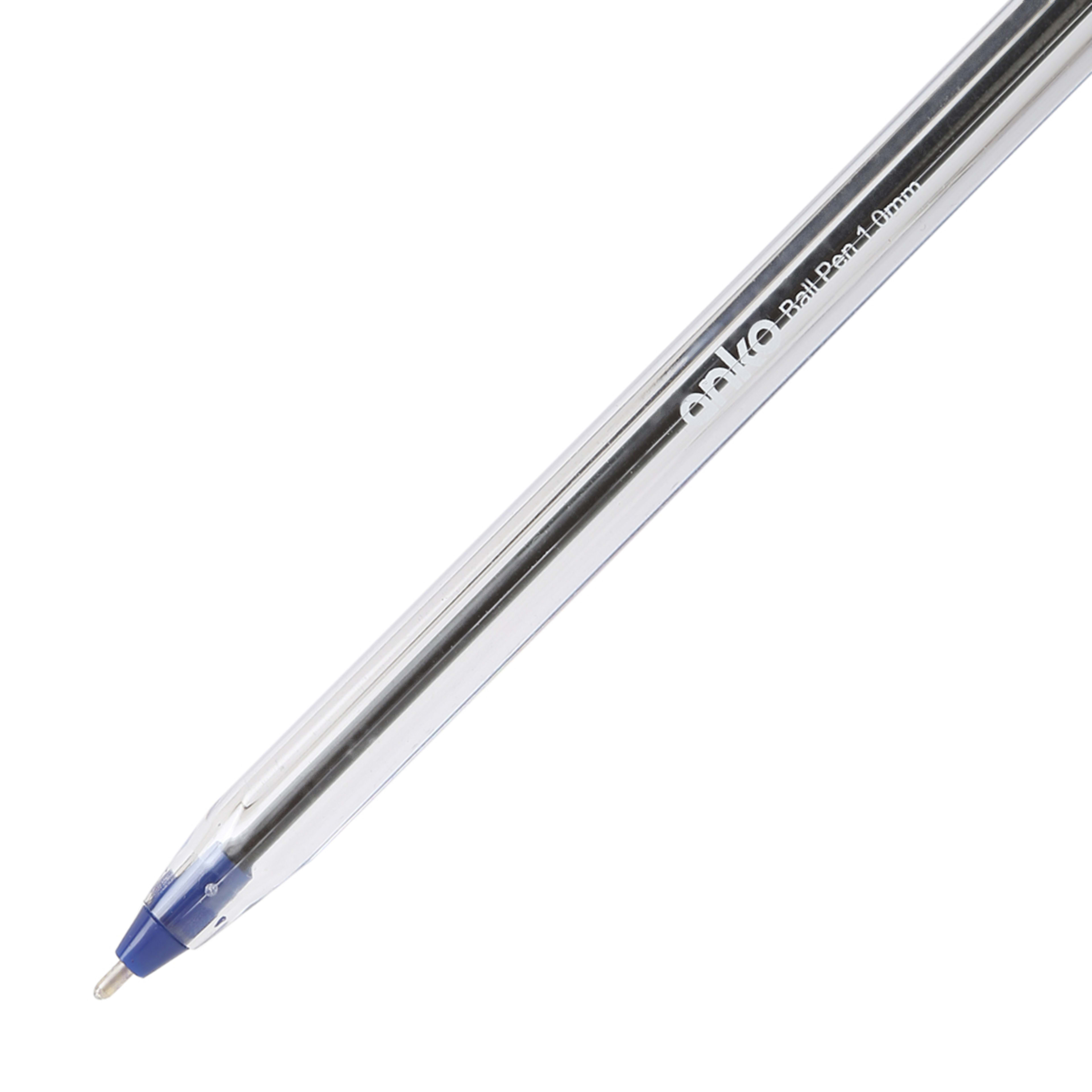 10 Pack Ballpoint Pens Blue Kmart NZ