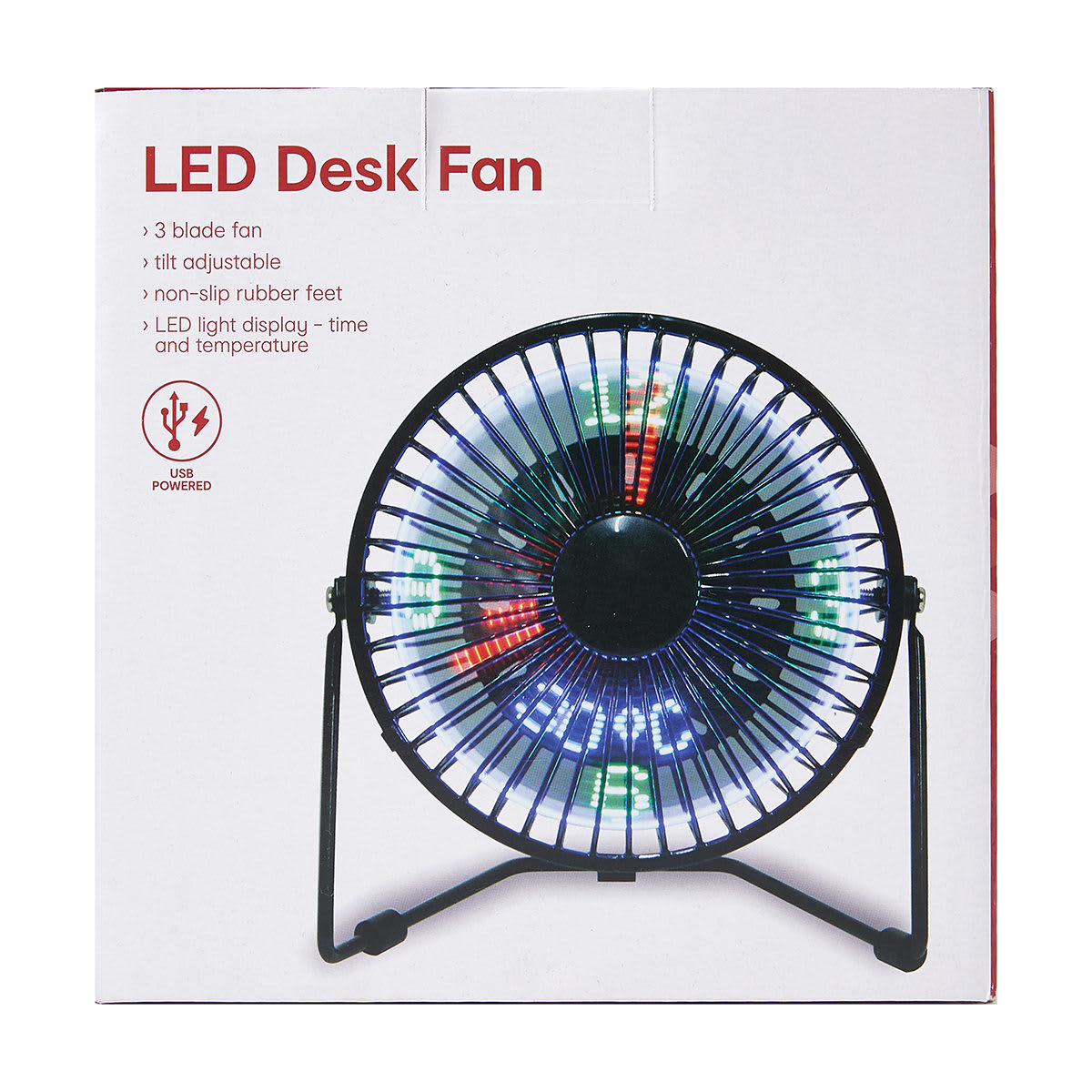 kmart led desk fan