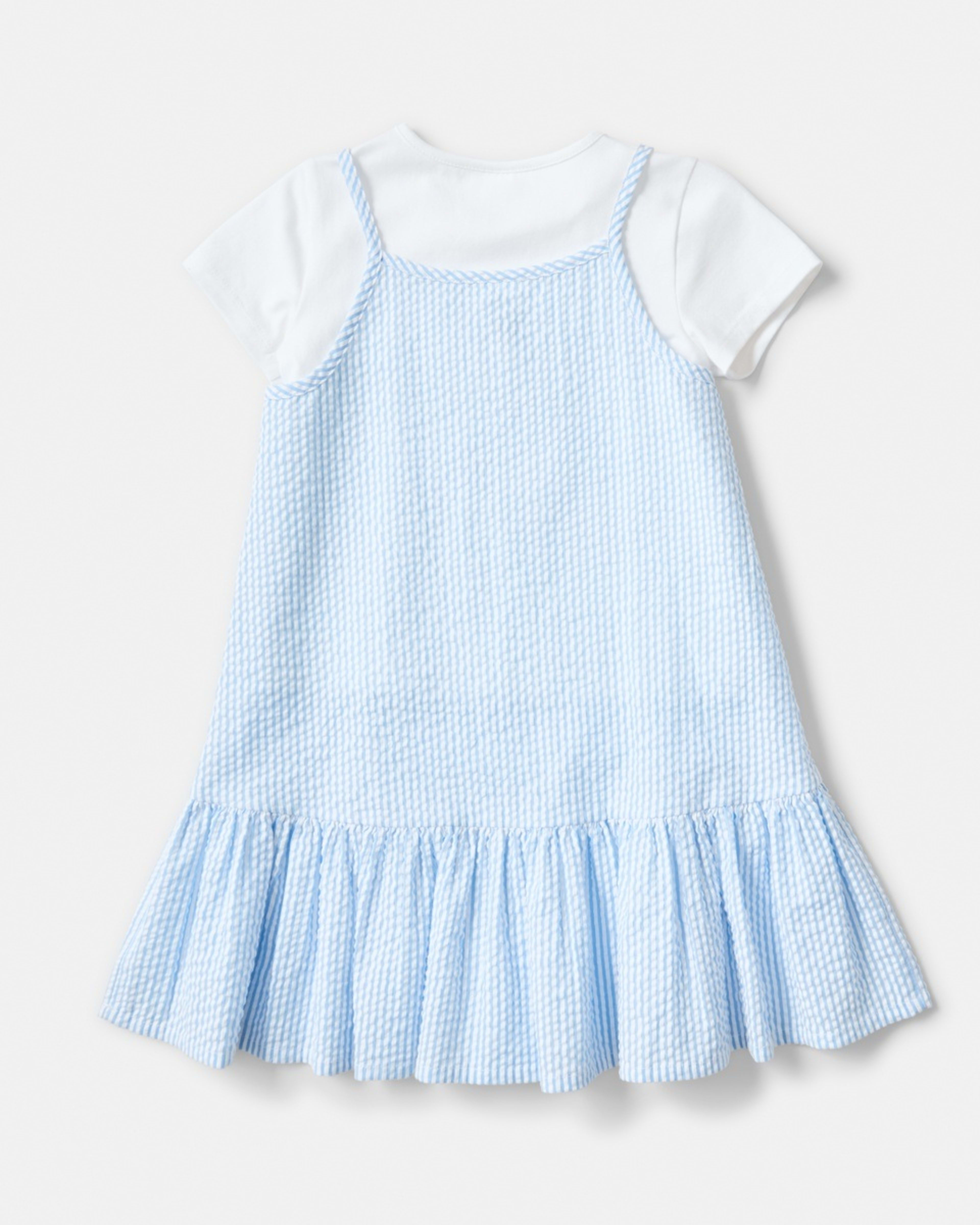 7 2 Piece T-shirt and Dress Set Stripe, 7 of 7