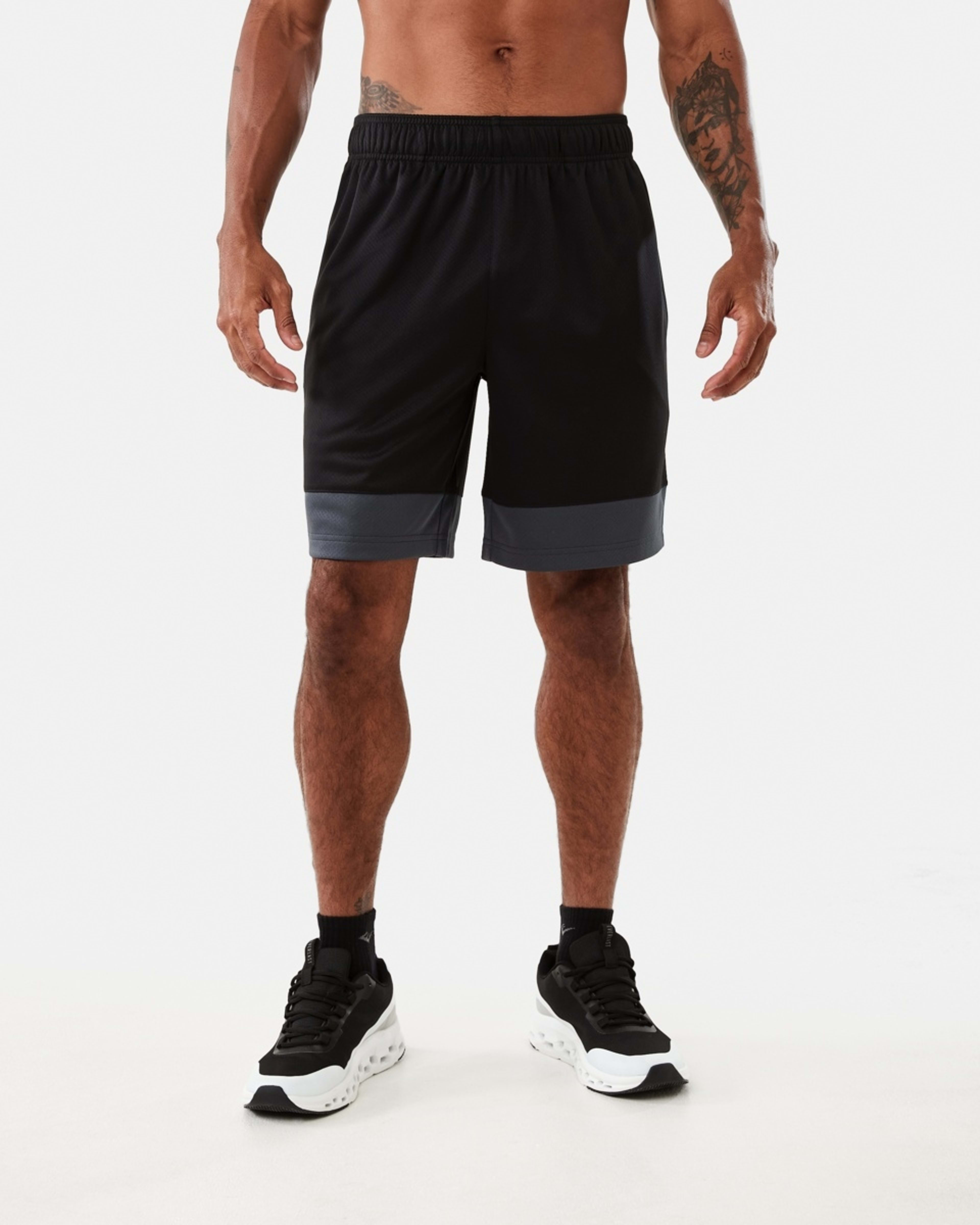 7 Everlast Mens Mesh Panelled Shorts EVER BLACK, 7 of 7