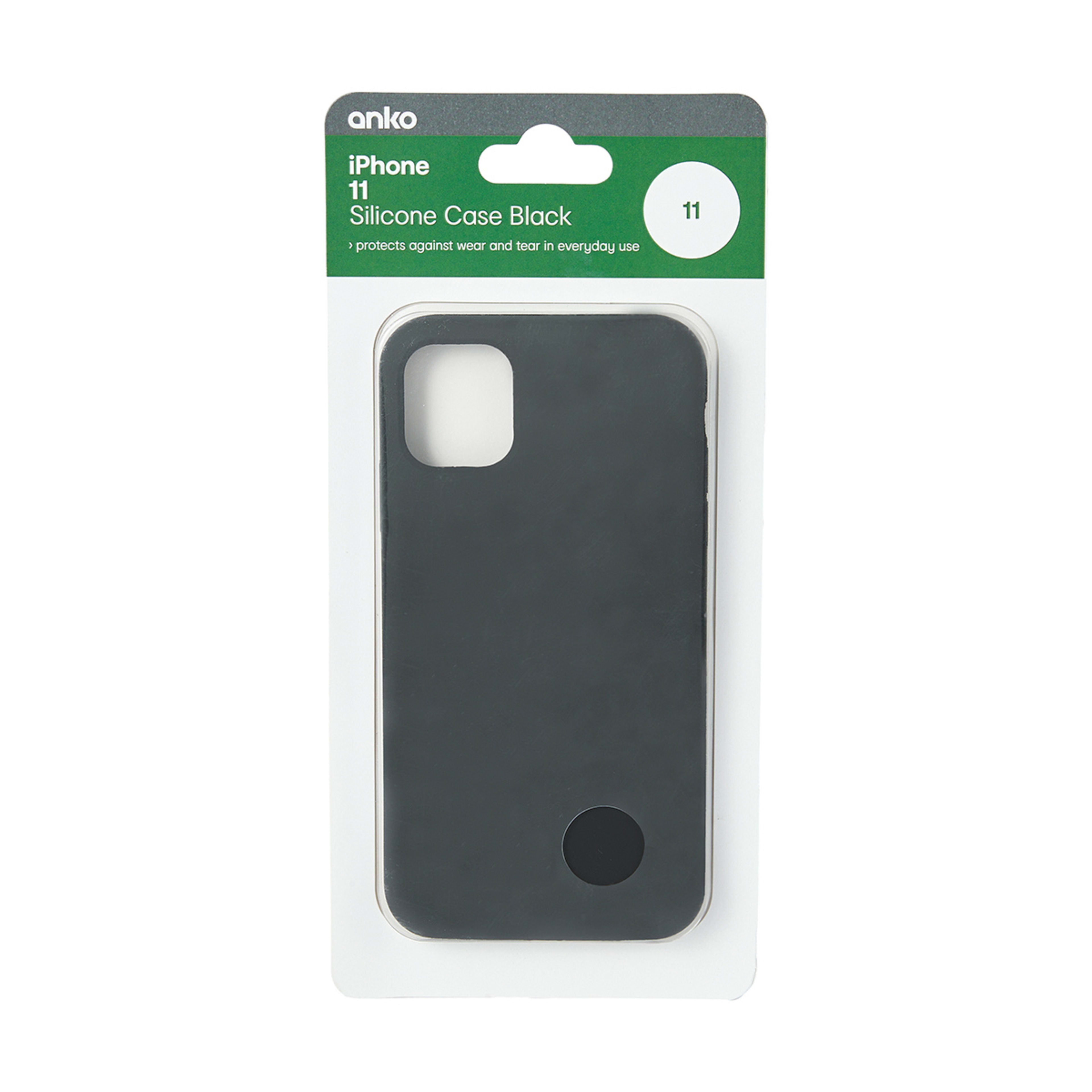 iPhone 11 Silicone Case Black Kmart
