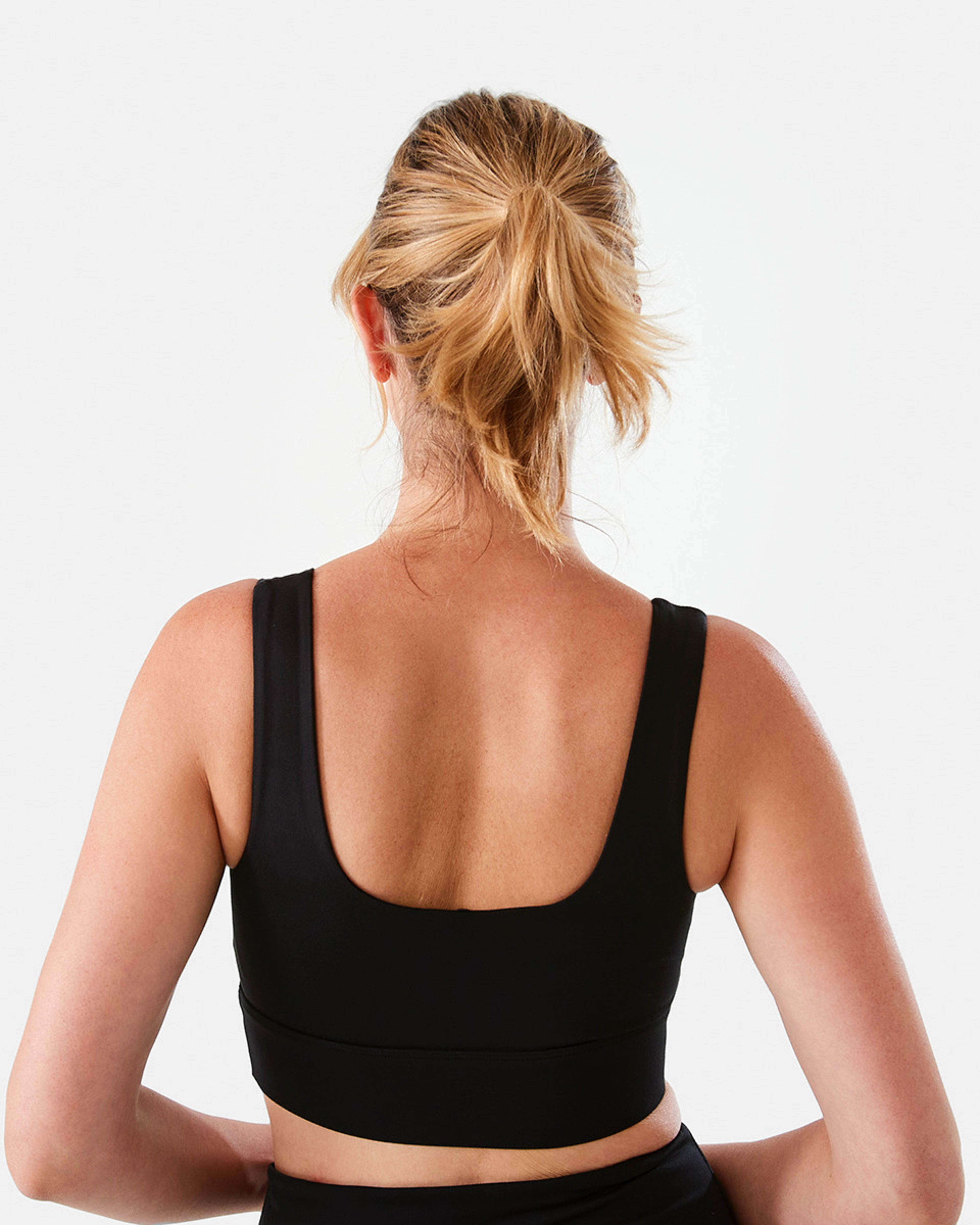 3 Everlast Womens Square Crop Top Black, 3 of 8