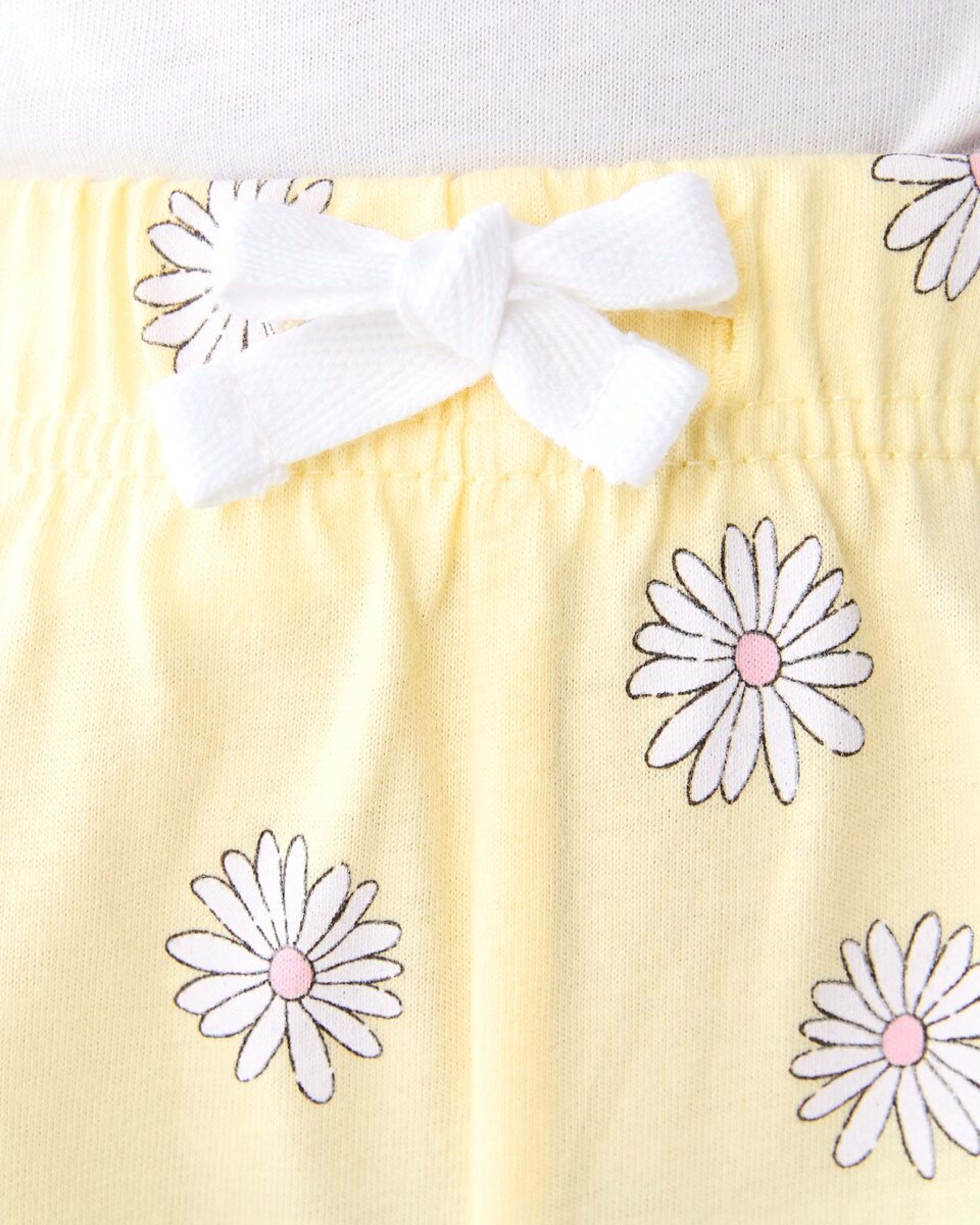 3 Print Jersey Shorts BLOOMING DAISIES BUTTER CREAM, 3 of 6