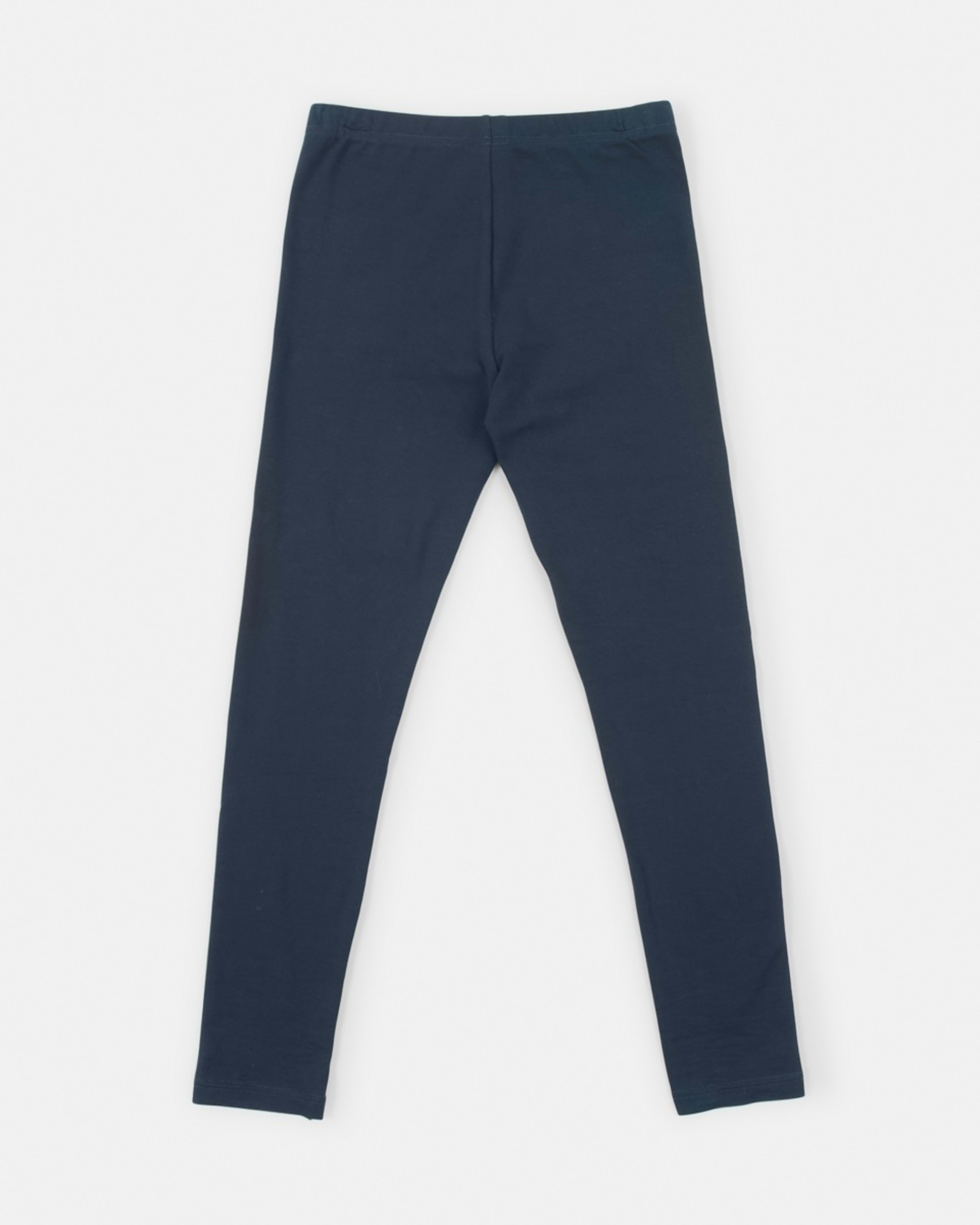8 Plain Full Length Leggings DRESS BLUE, 8 of 8