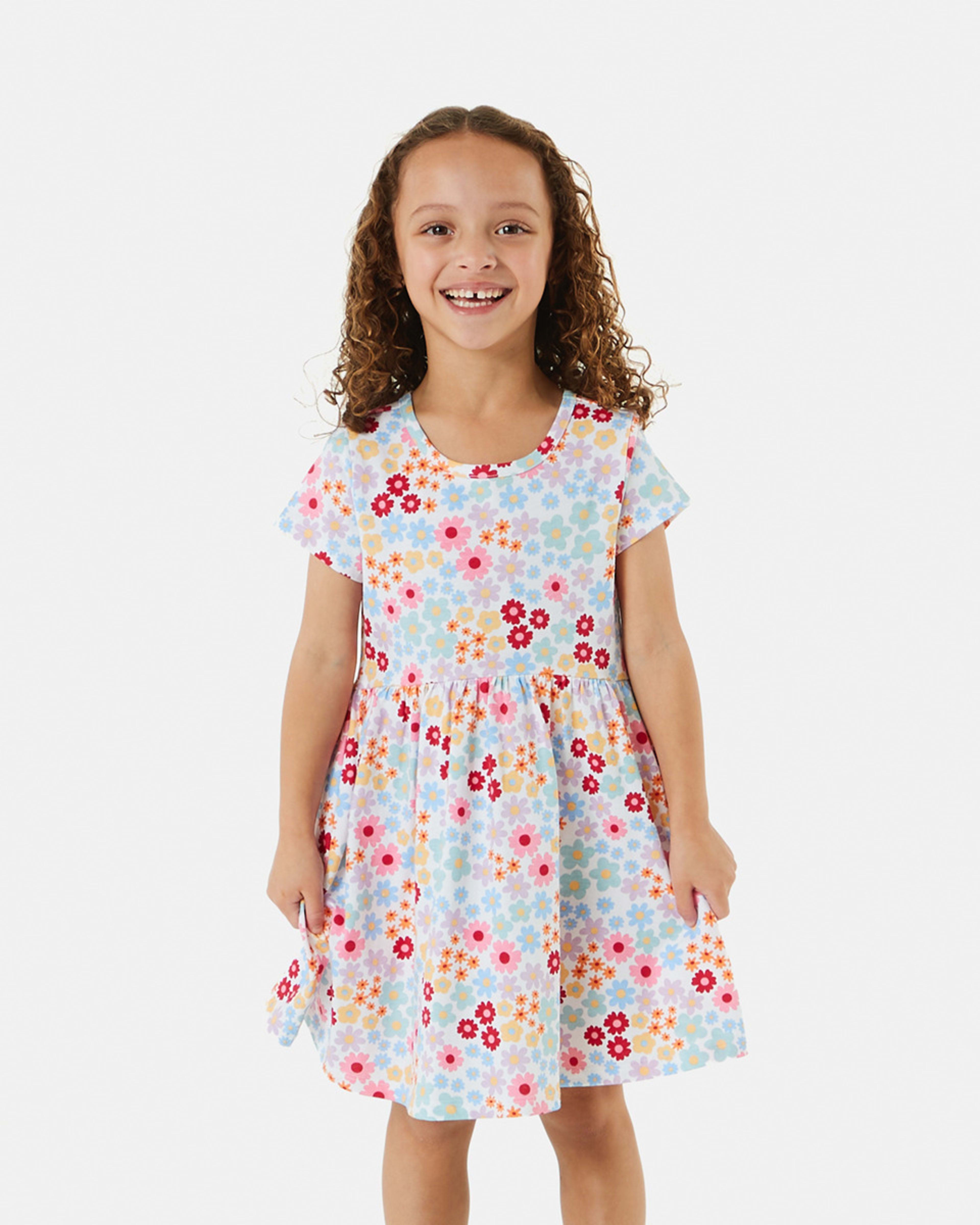 Printed Jersey Dress - Kmart