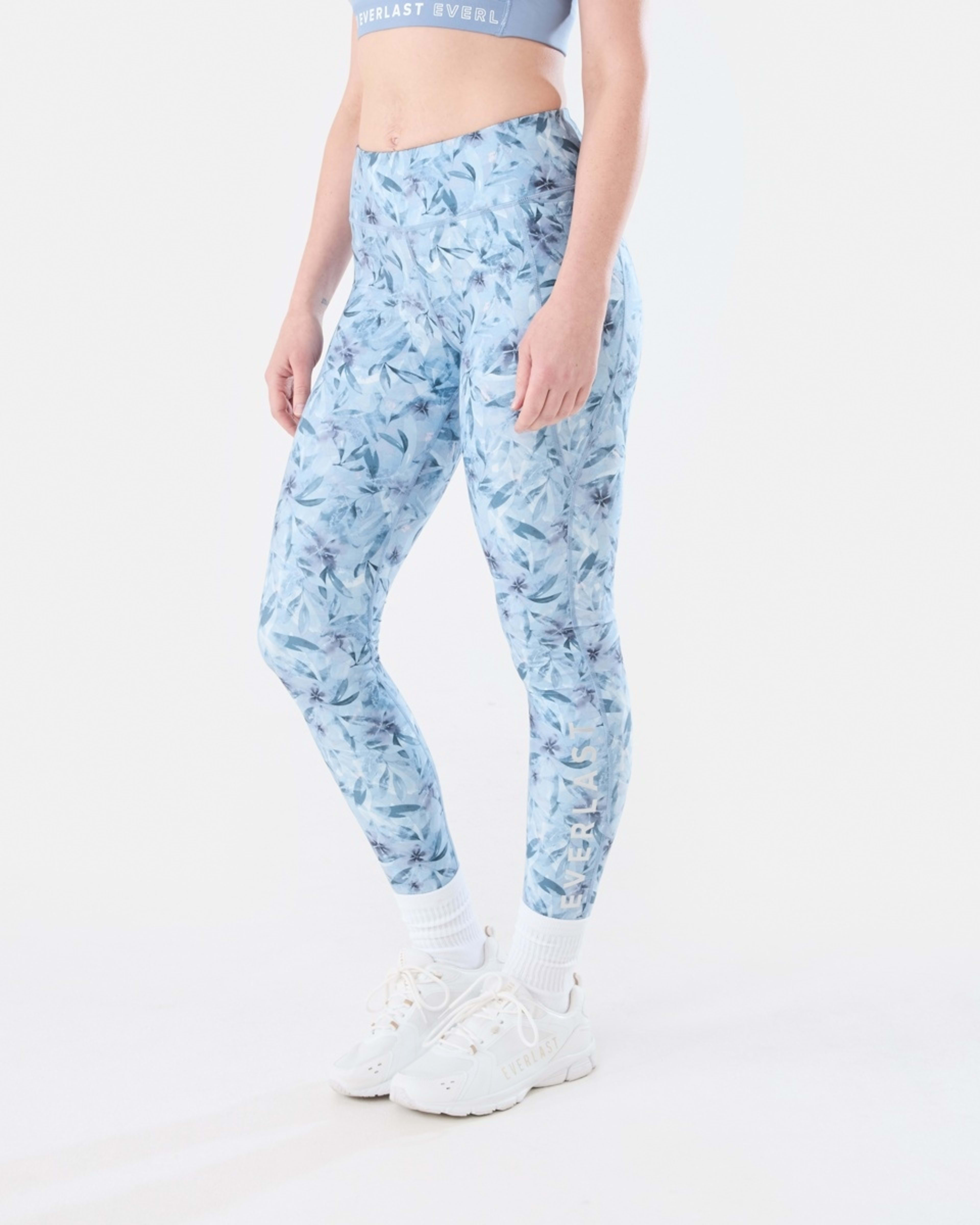 2 Everlast Womens Printed Full Length Leggings EVERLAST SUMMER FLORAL, 2 of 6