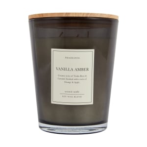 XL Vanilla Amber Soy Wax Blend Scented Ca