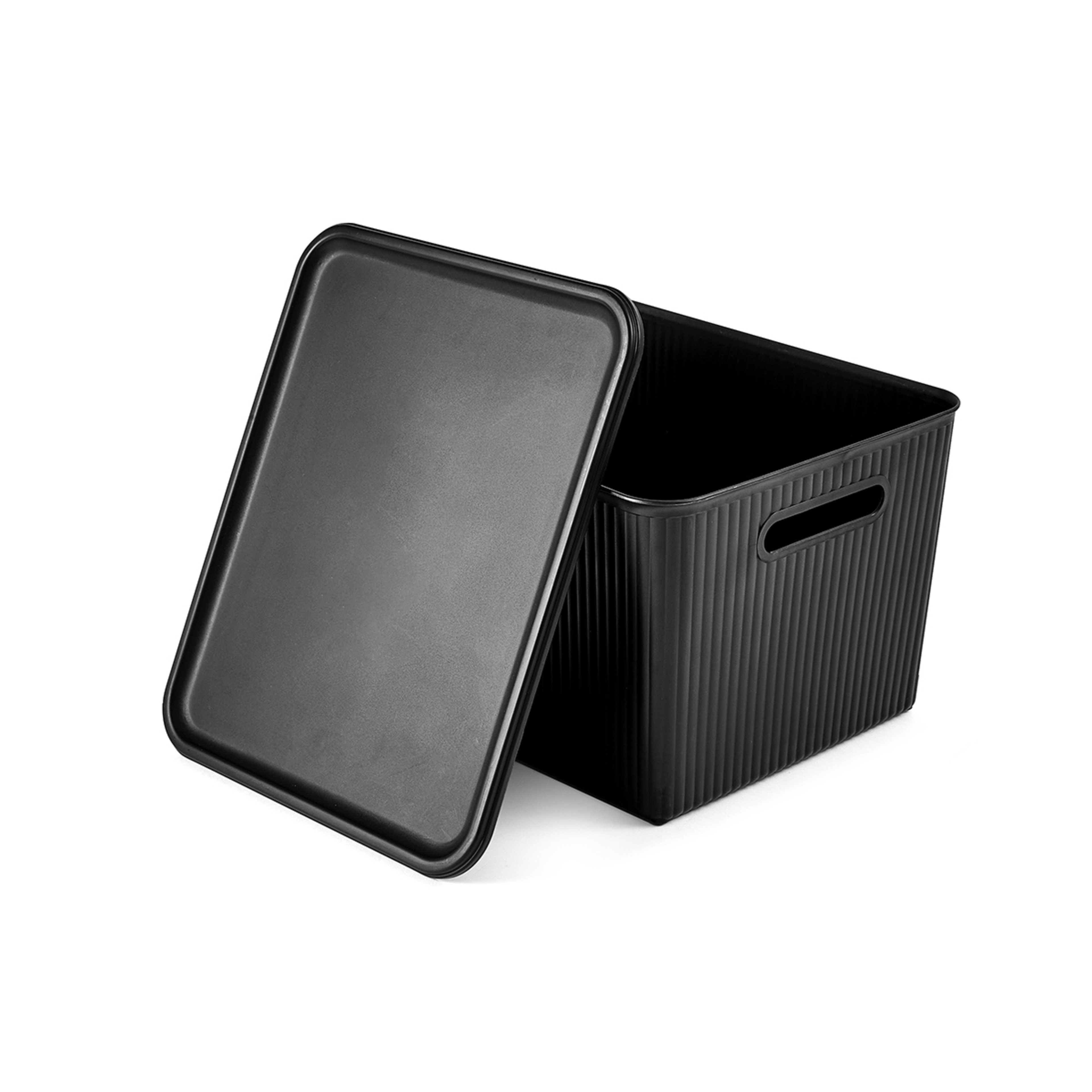 5 18L Ribbed Container - Black, 5 of 10