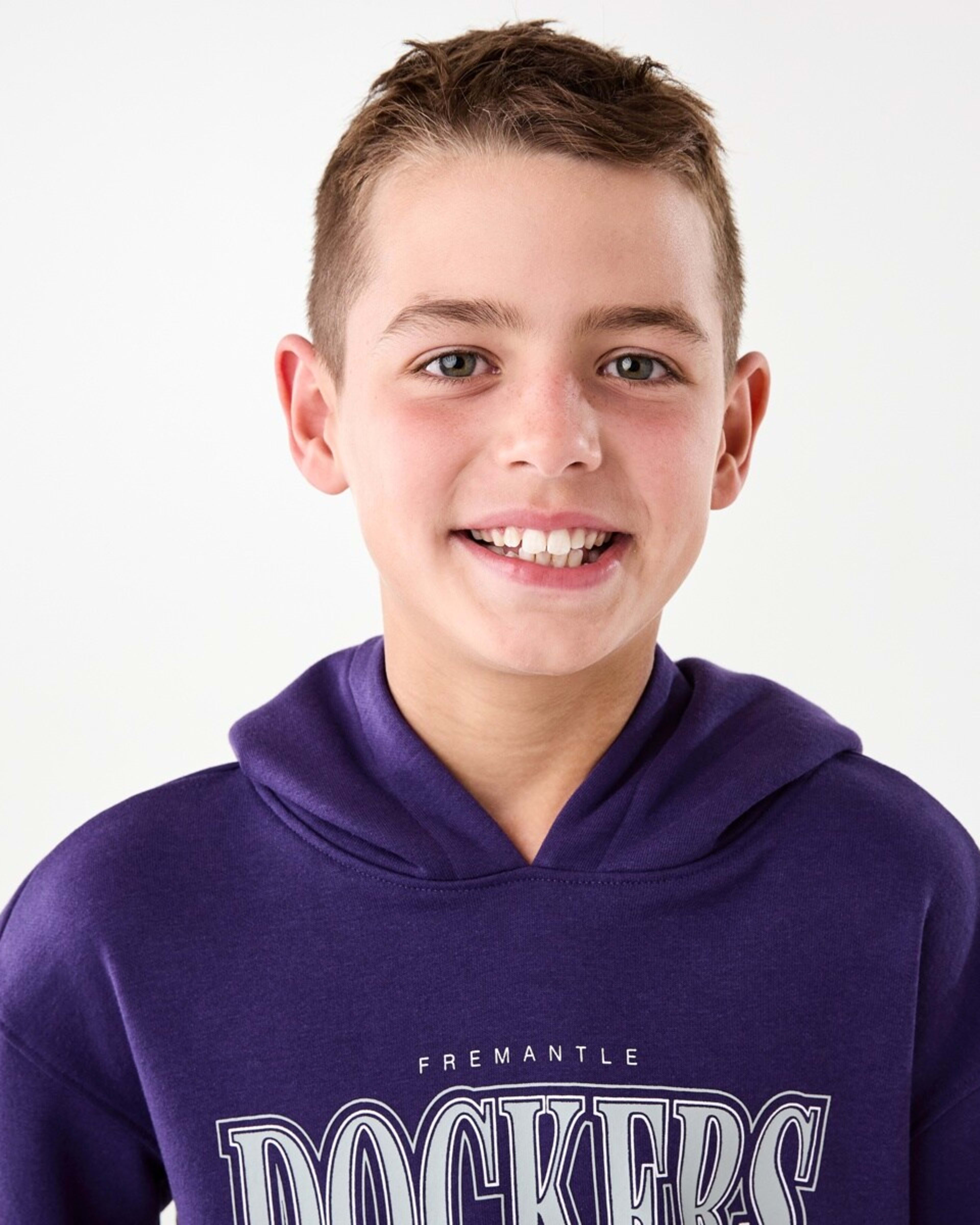 3 Official AFL Kids Hoodie Fremantle, 3 of 9