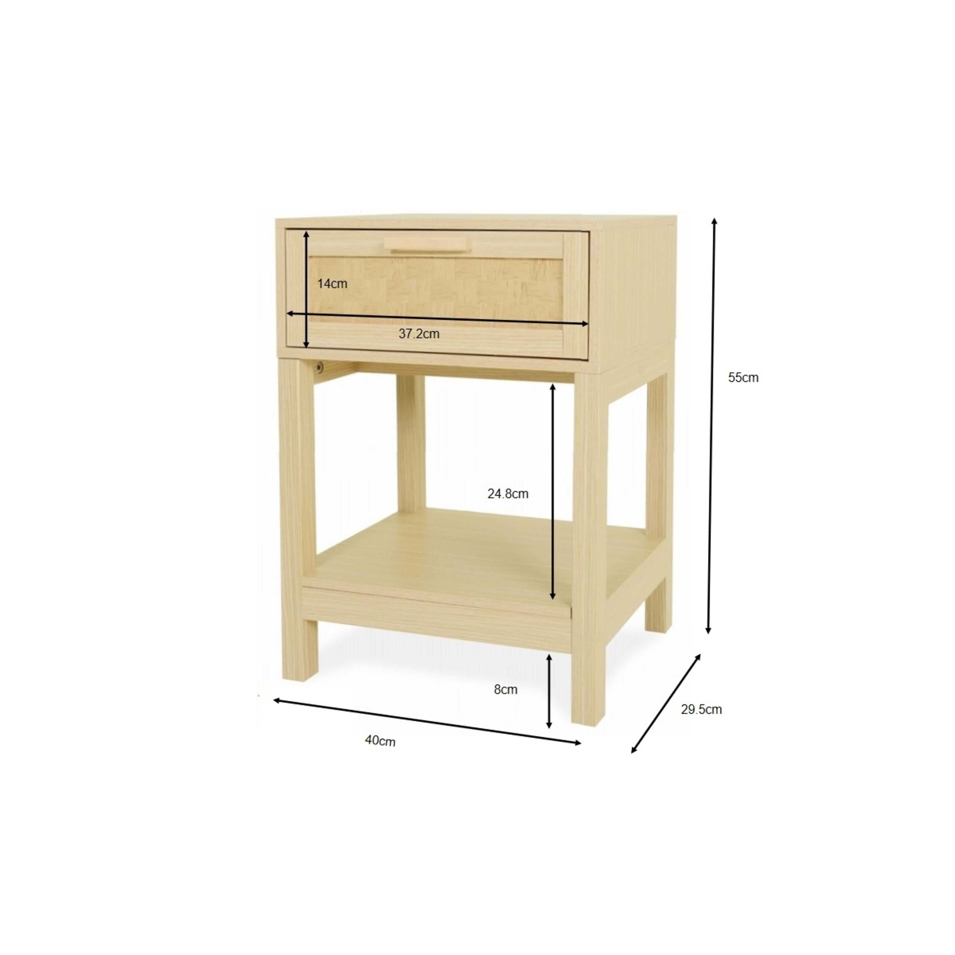 9 Addison Drawer Bedside Table, 9 of 10
