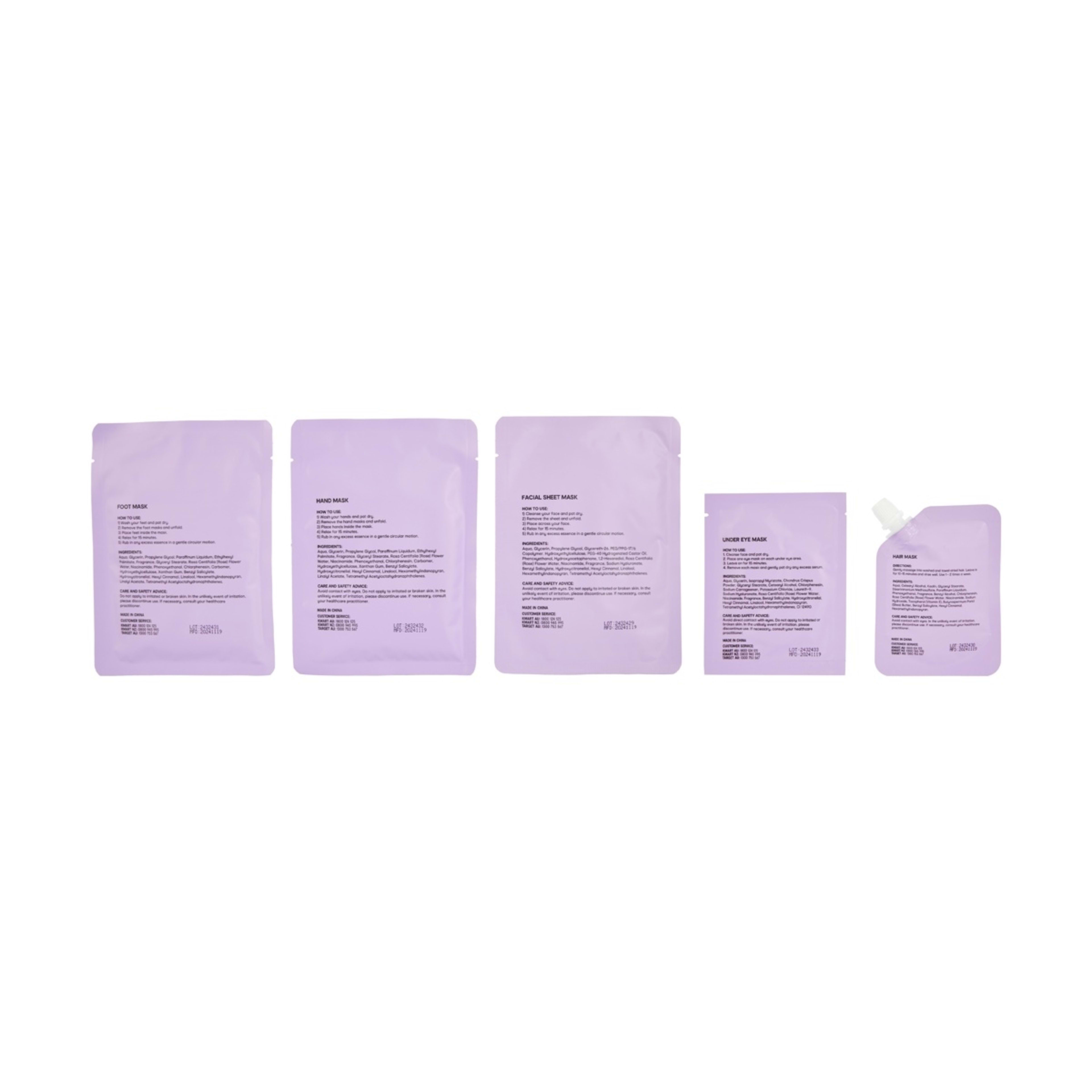 3 OXX Skincare 15 Minute Pamper Kit - Rose Extract and Niacinamide, 3 of 4