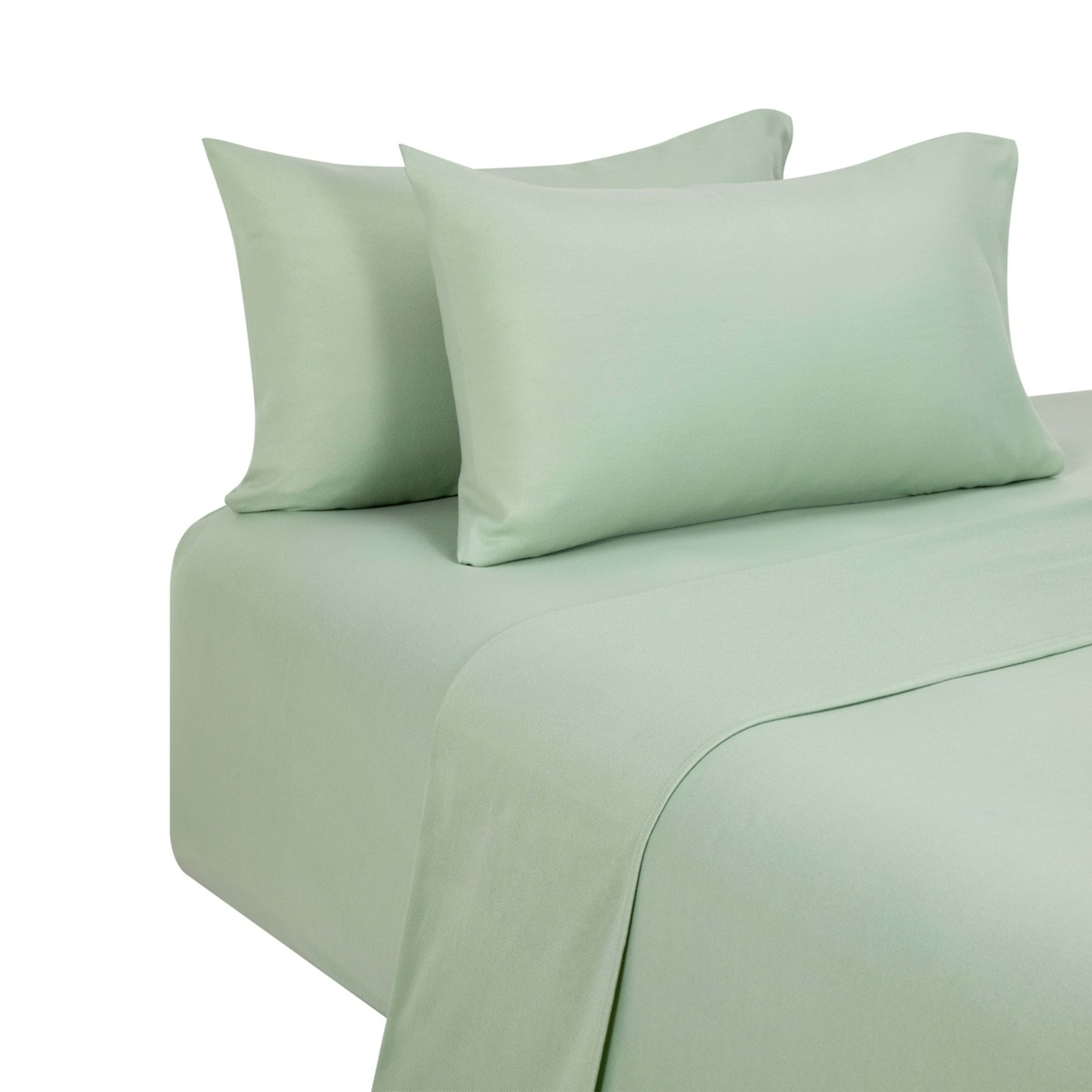 5 Soft Touch Sheet Set - Double Bed, Sage, 5 of 7