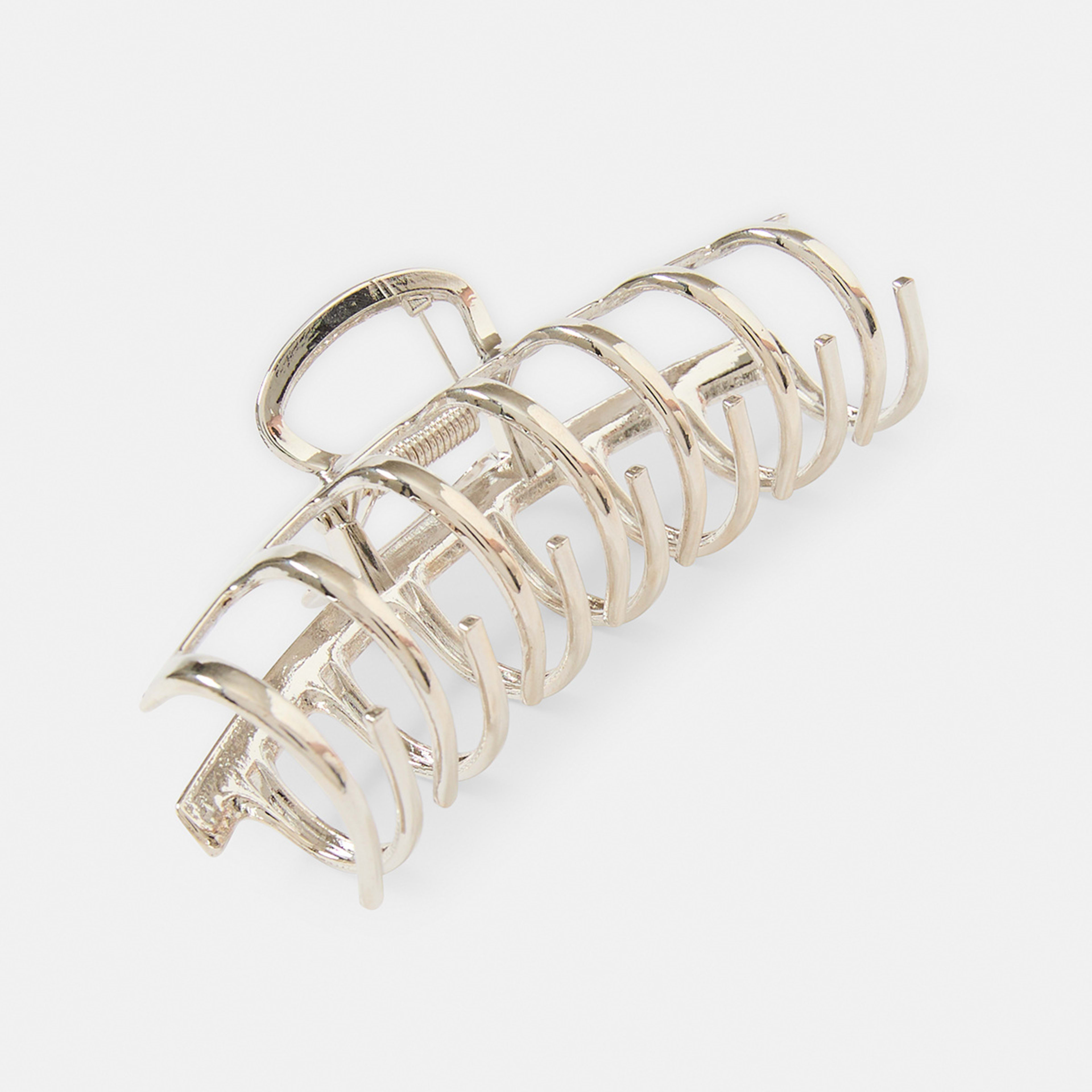 5 2 Pack Gold Tone and Silver Tone Barrel Claw Hair Clips, 5 of 7
