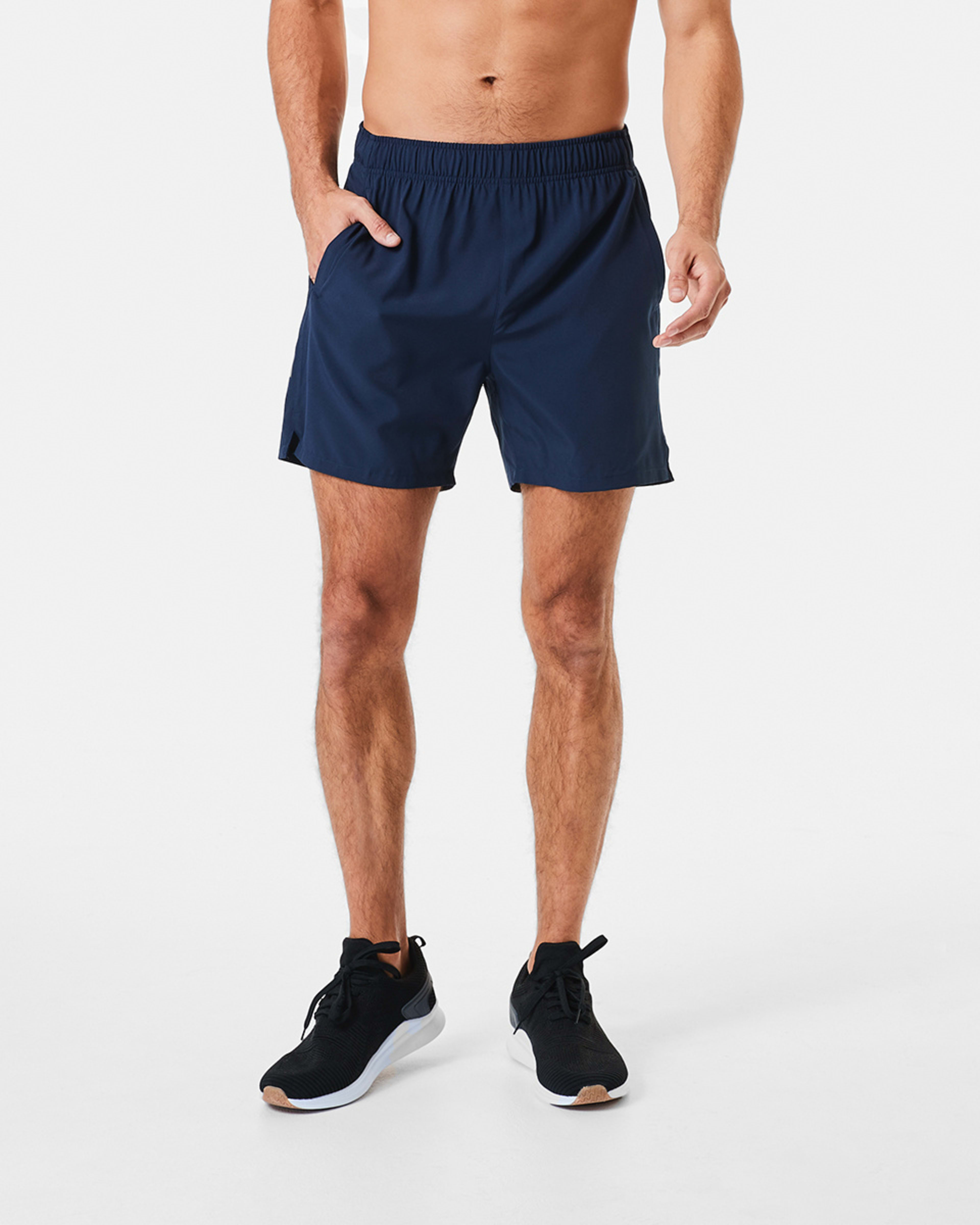7 Active Mens Woven Stretch Shorts NAVY CORE, 7 of 7
