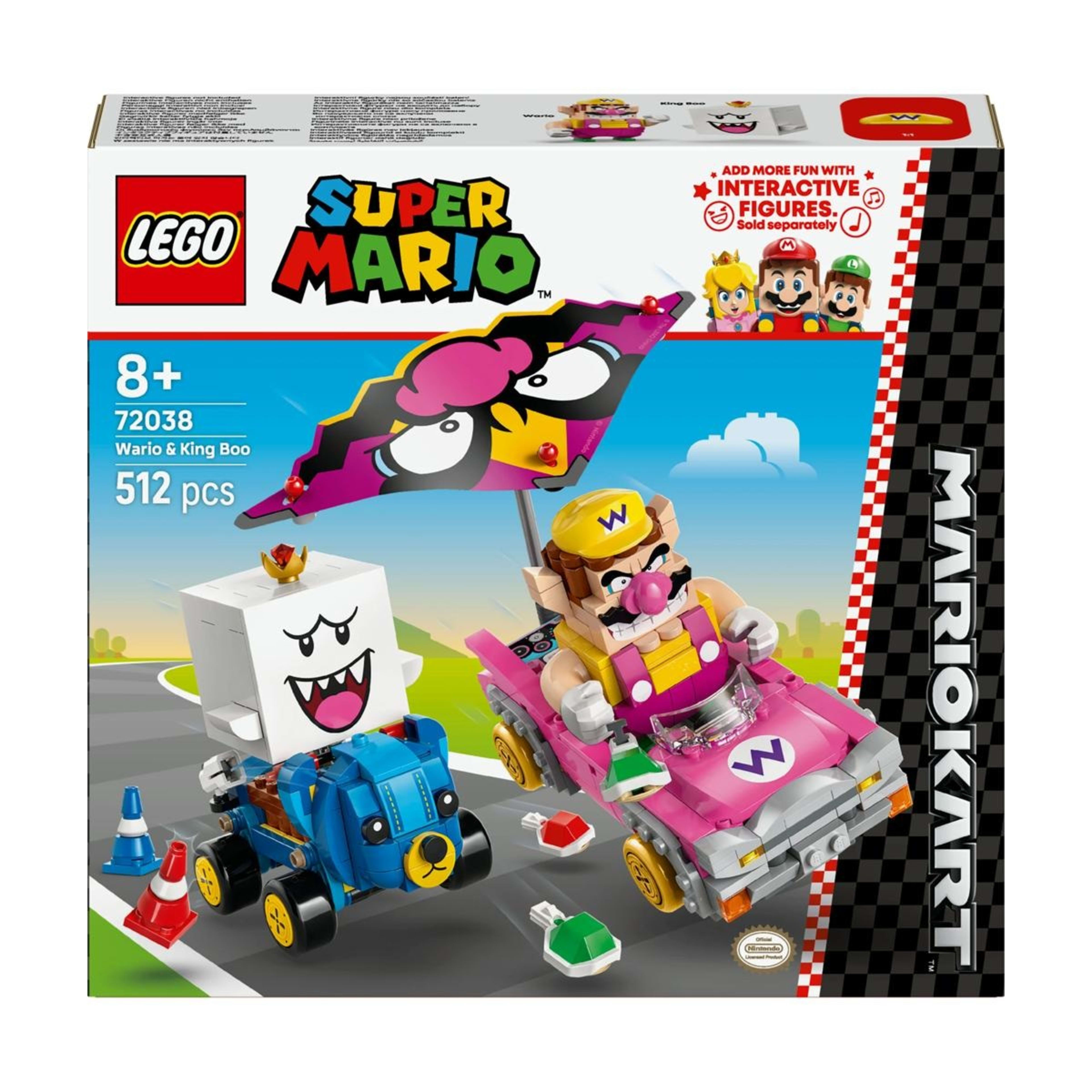 1 LEGO Super Mario: Mario Kart Wario & King Boo 72038, 1 of 10