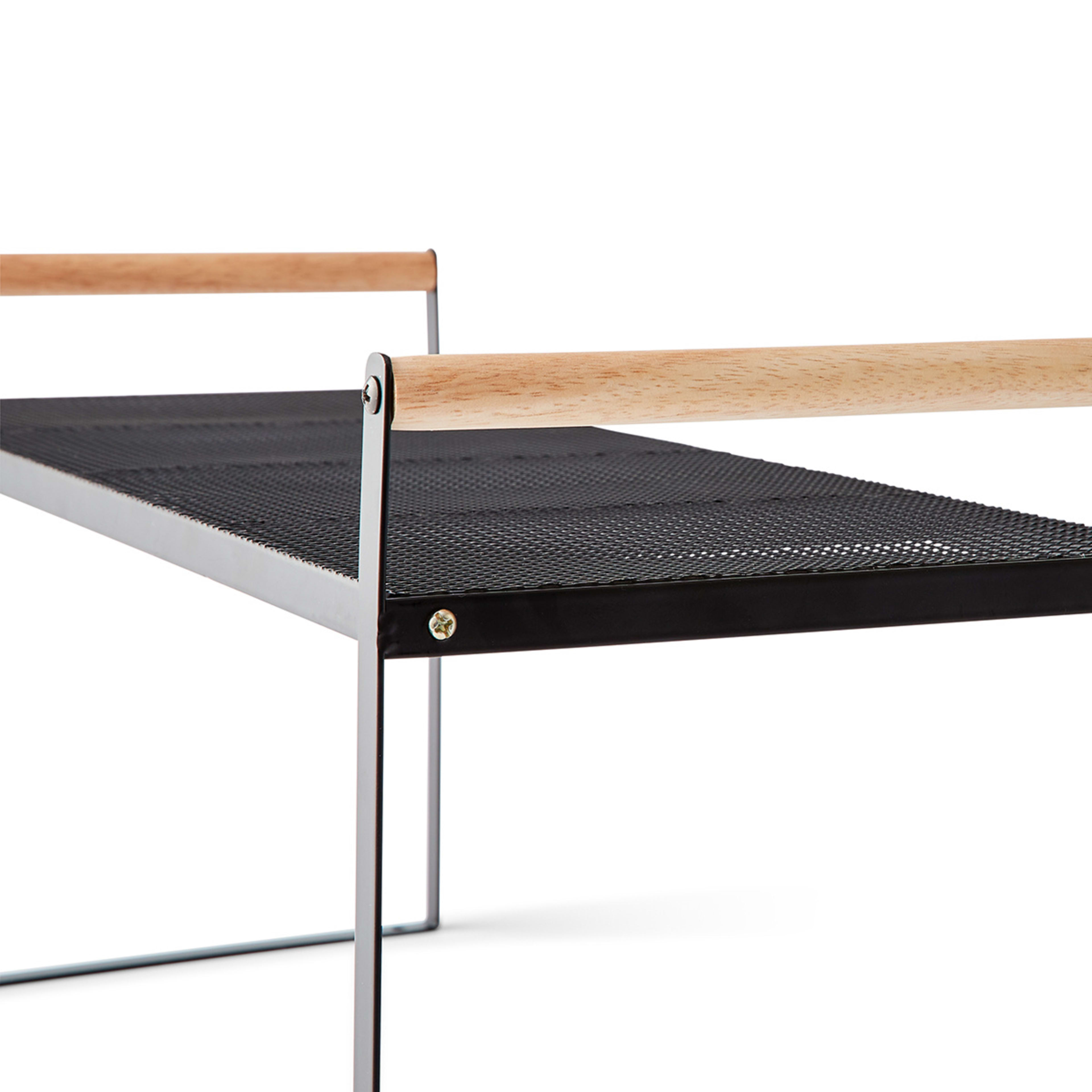6 Large Wire and Wood Shelf, 6 of 8