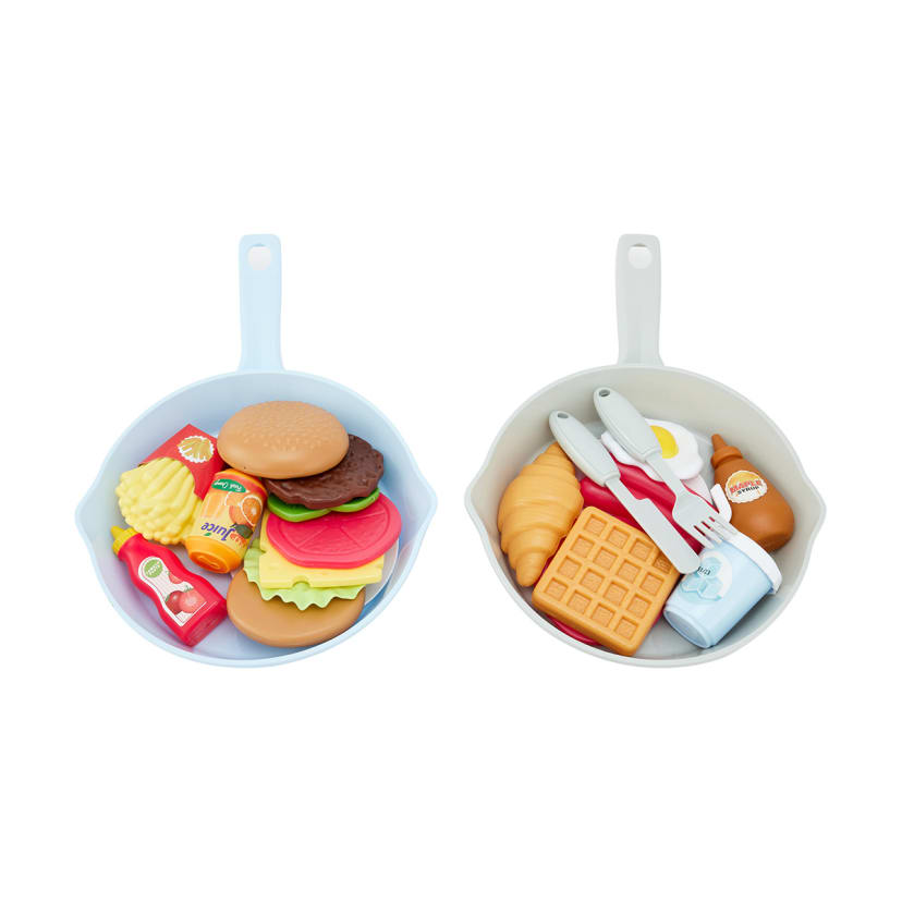 12 Piece Frying Pan and Food Playset Assorted Kmart NZ