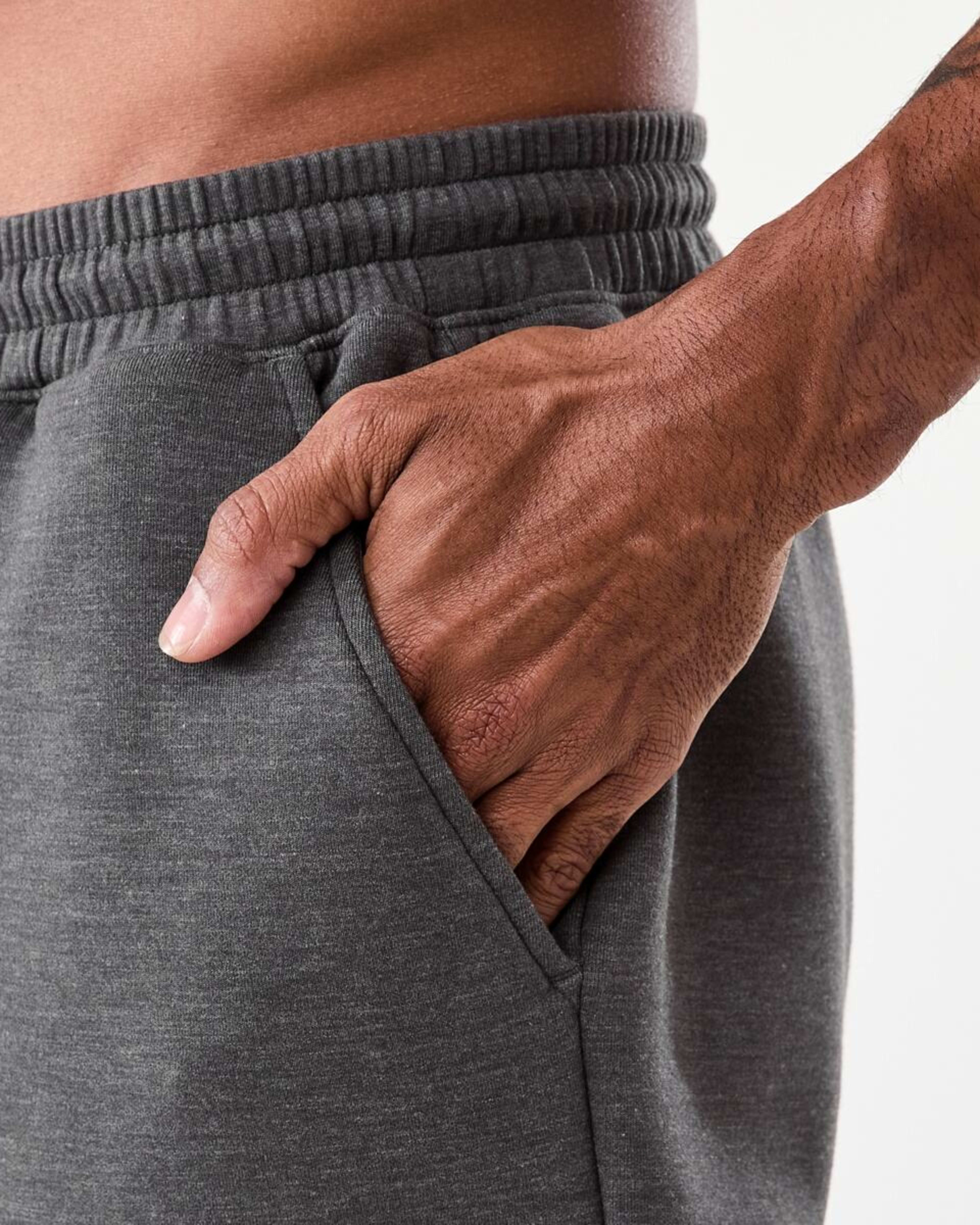 5 Active Mens Scuba Trackpants CHARCOAL GREY MARLE, 5 of 5
