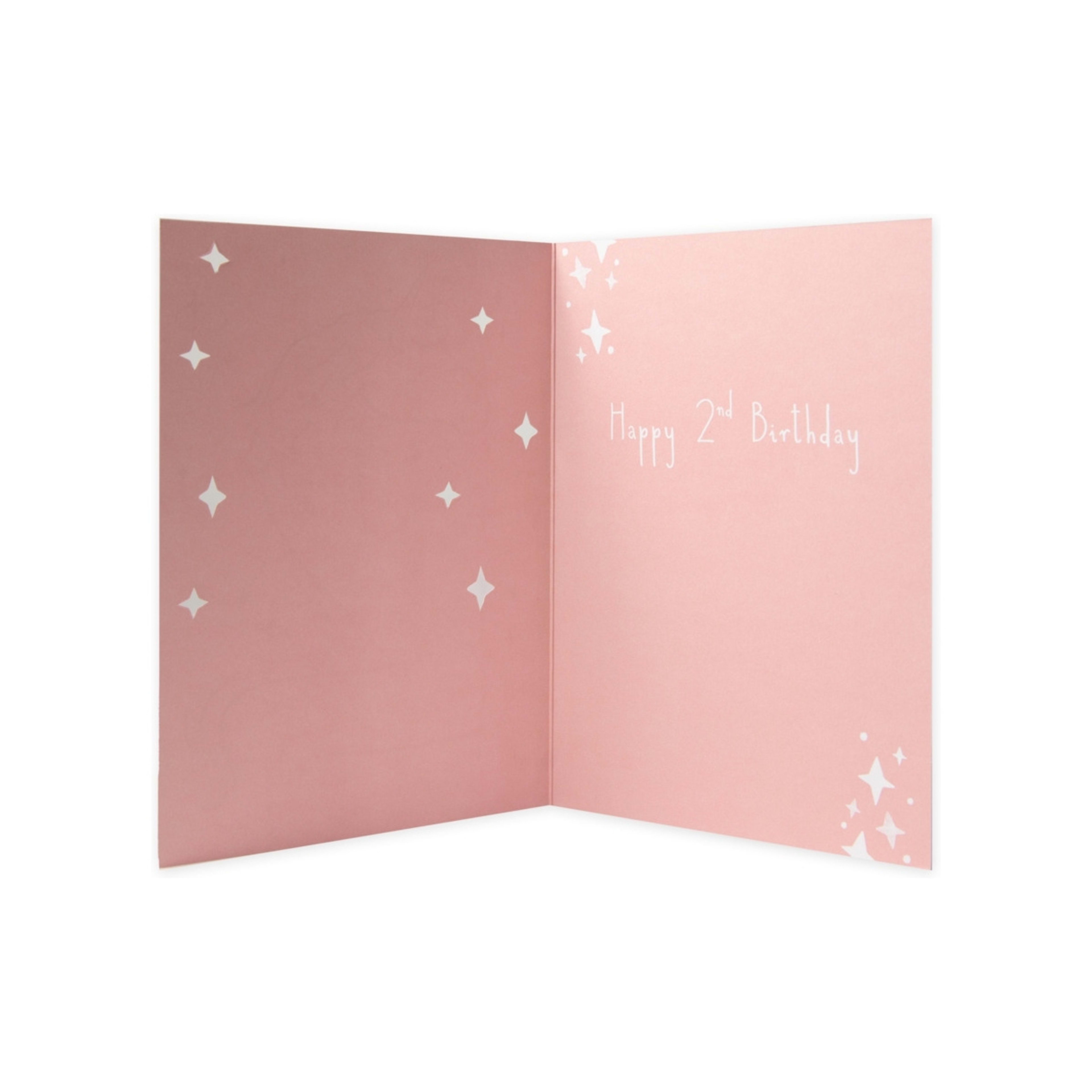 2 Connections from Hallmark 2nd Birthday Card - Unicorn Number, 2 of 3