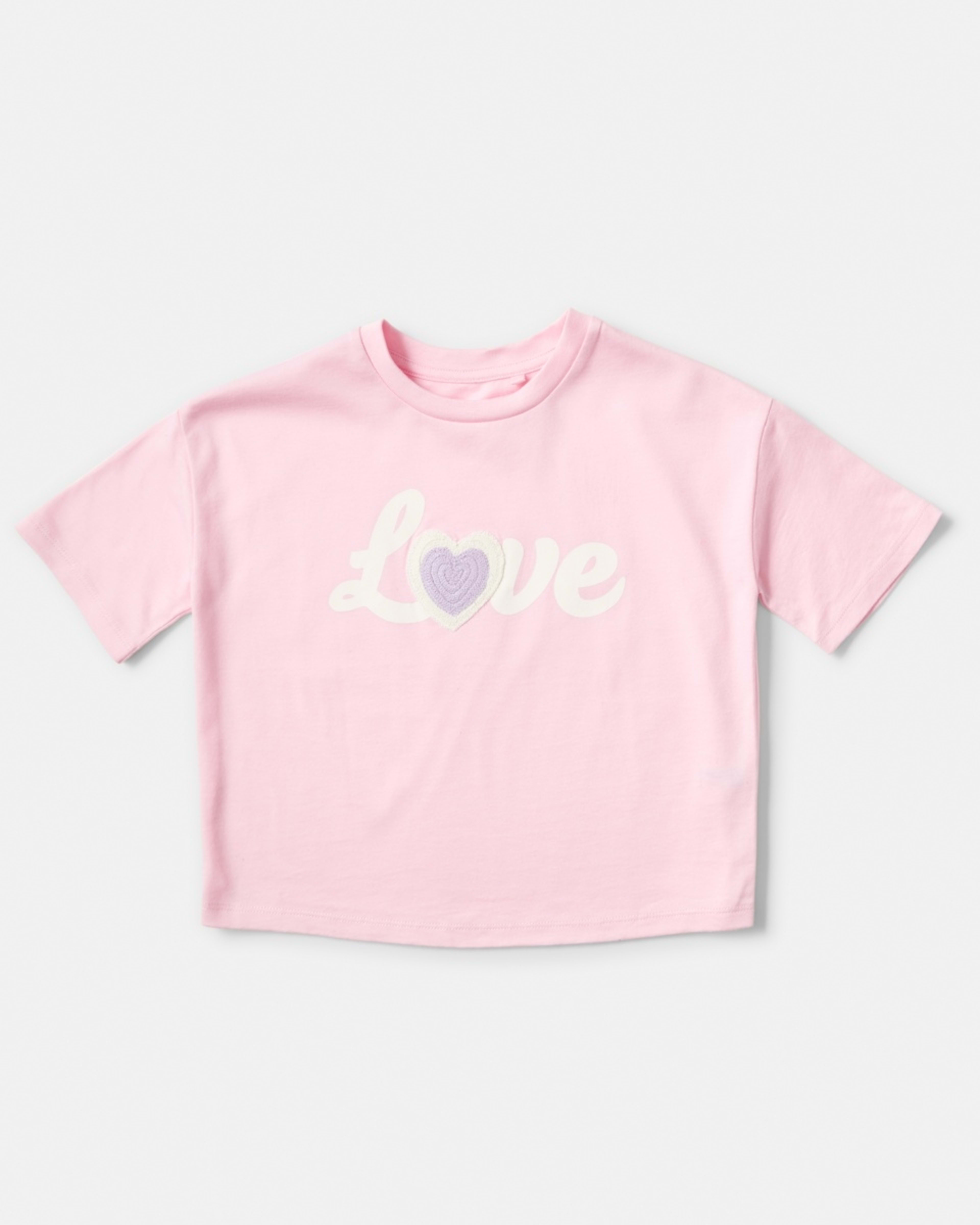 7 Short Sleeve Oversized Applique T-shirt Love, 7 of 8
