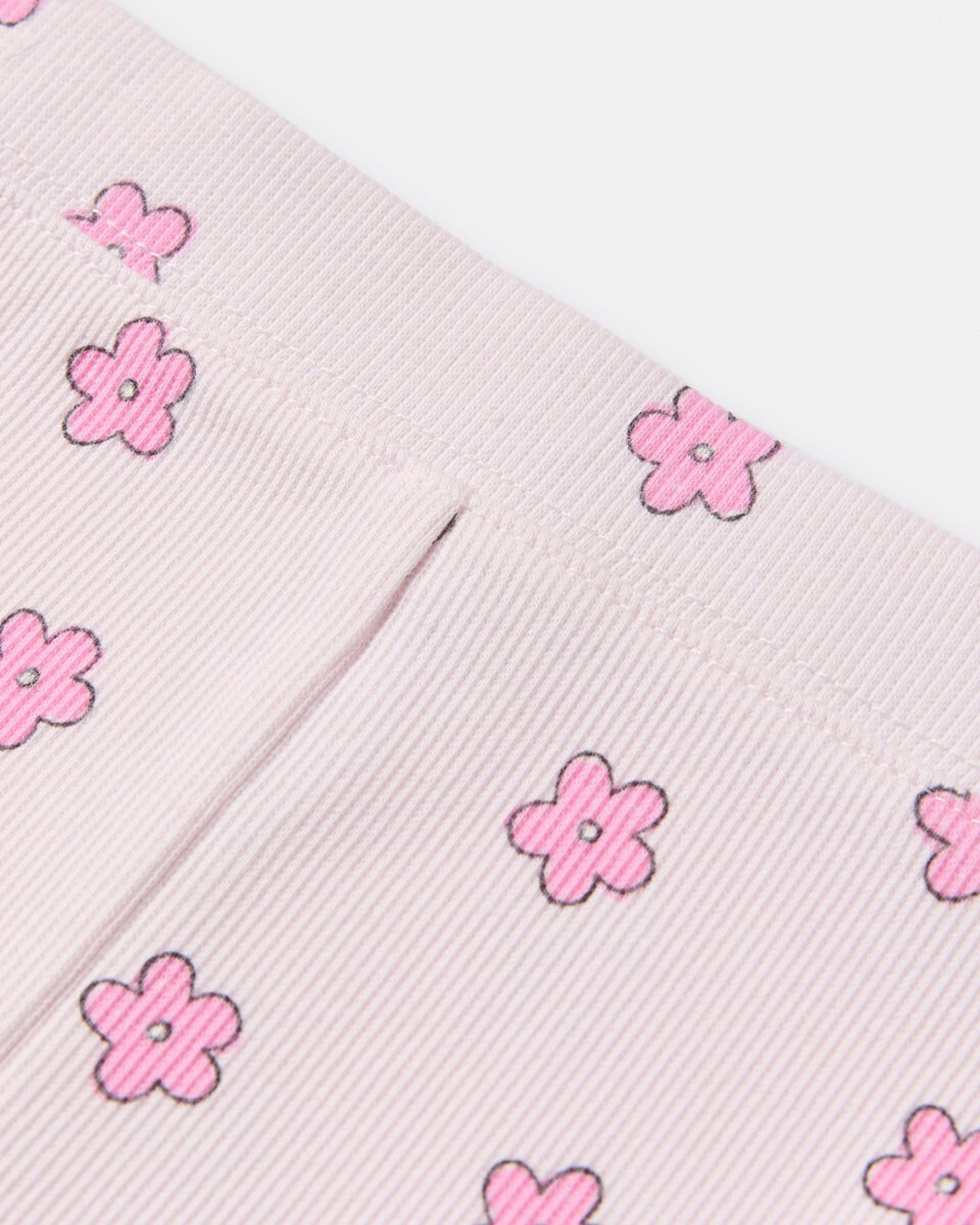 5 3 Pack Rib Shorts PINK DAISIES, 5 of 7