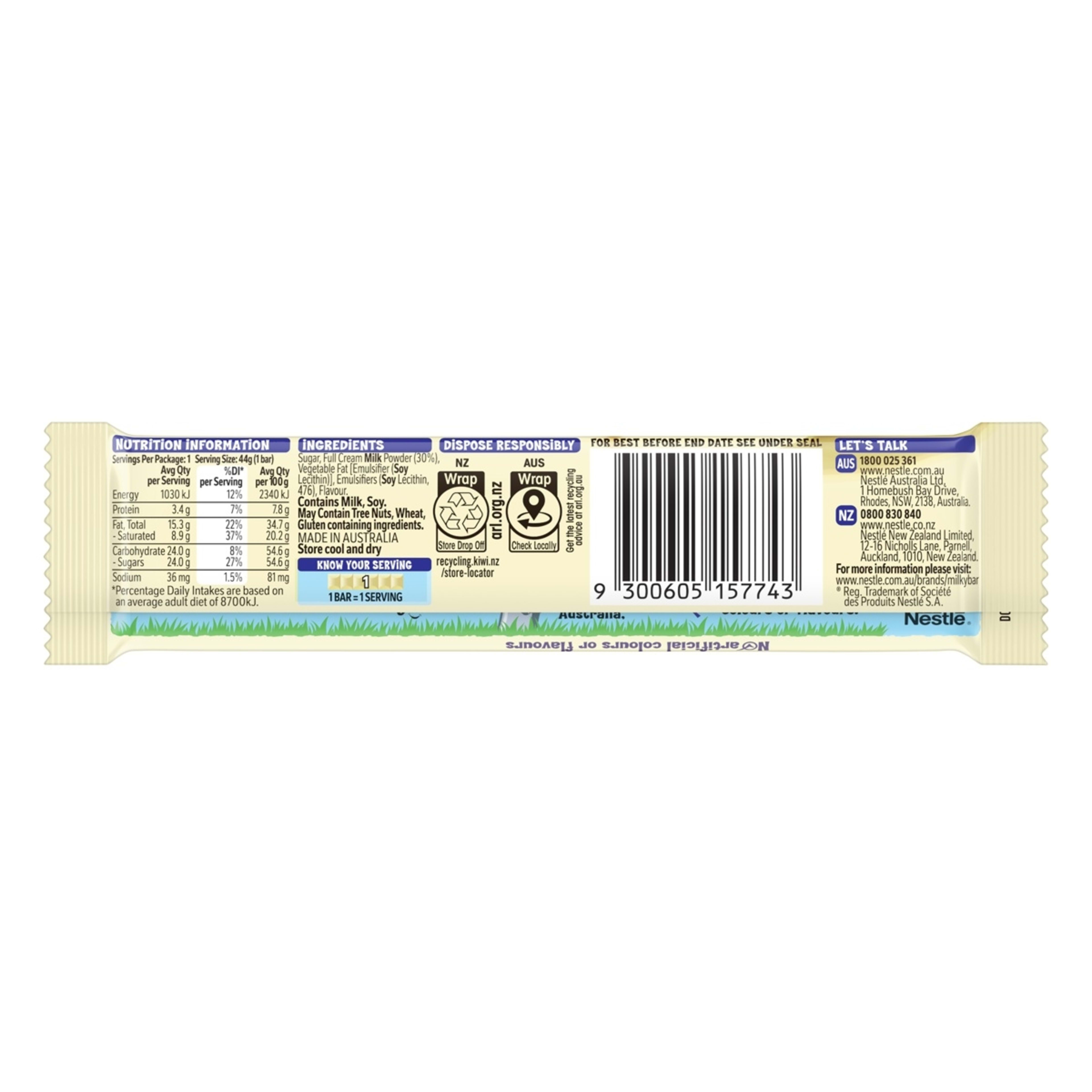 2 Nestle Milkybar Classic Chocolate 44g, 2 of 2