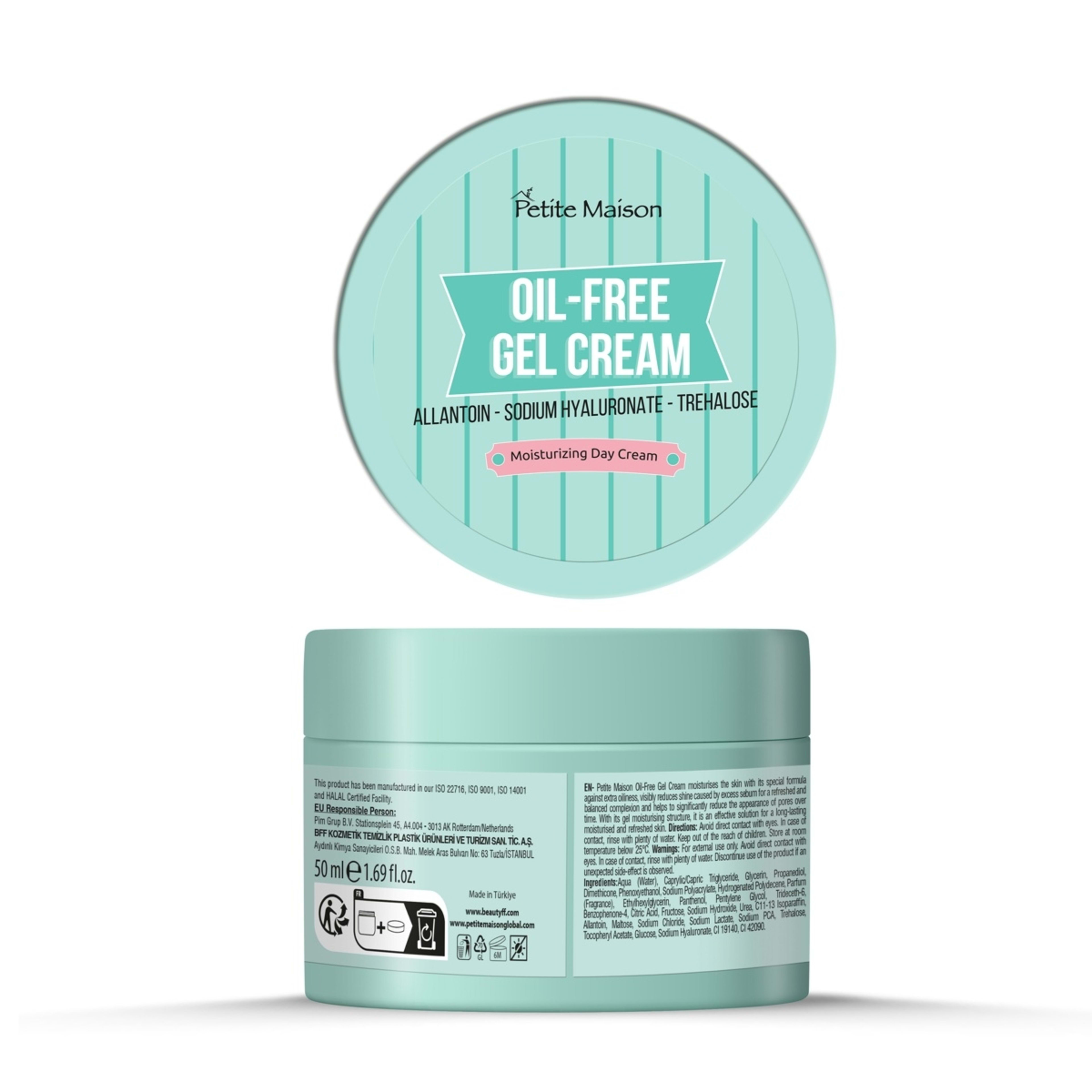 2 Petite Maison Oil-Free Shine Control Gel Moisturizing Day Cream 50ml - Allantoin, Sodium Hyaluronate and Trehalose, 2 of 2