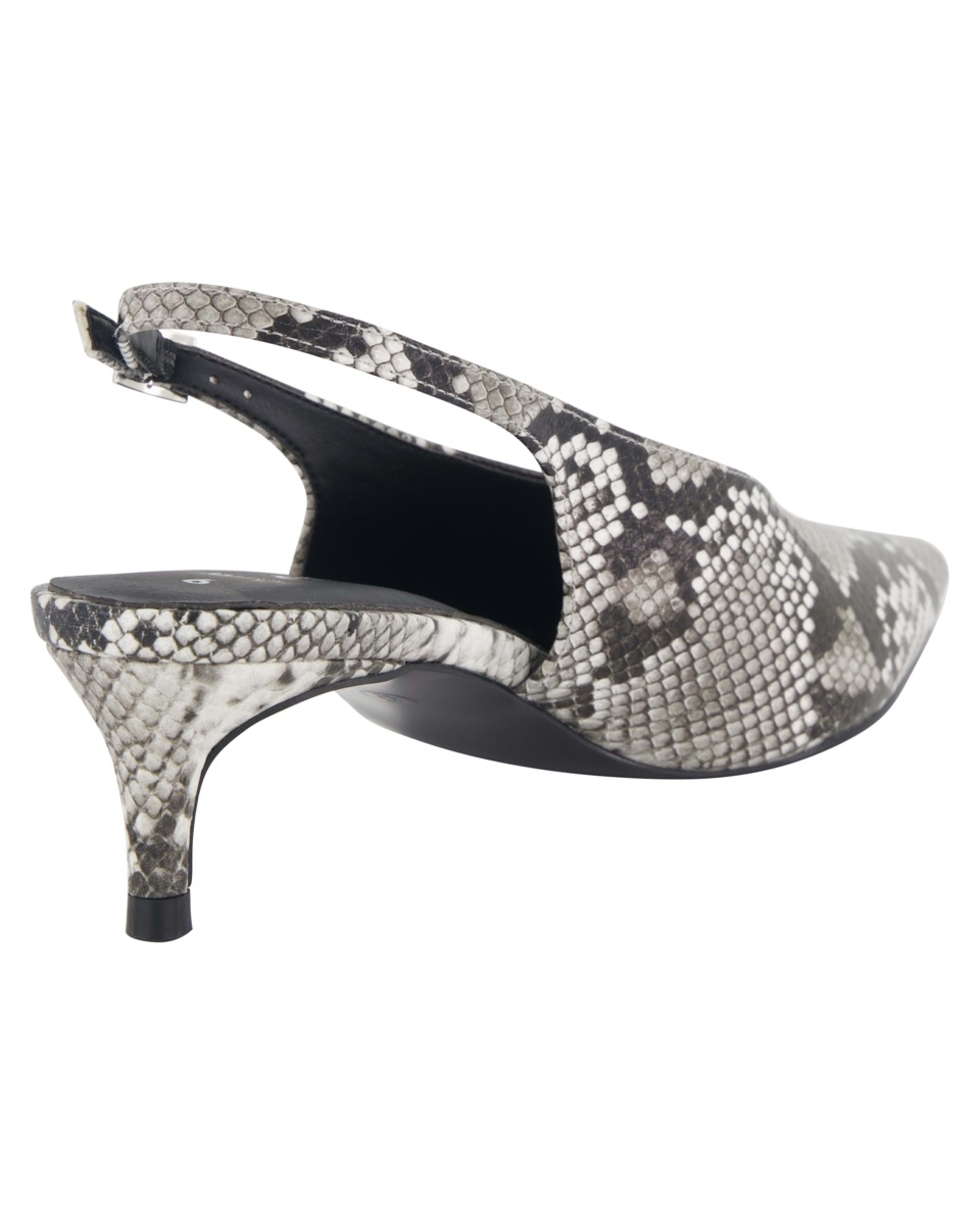 4 High Vamp Kitten Heels Snake, 4 of 5
