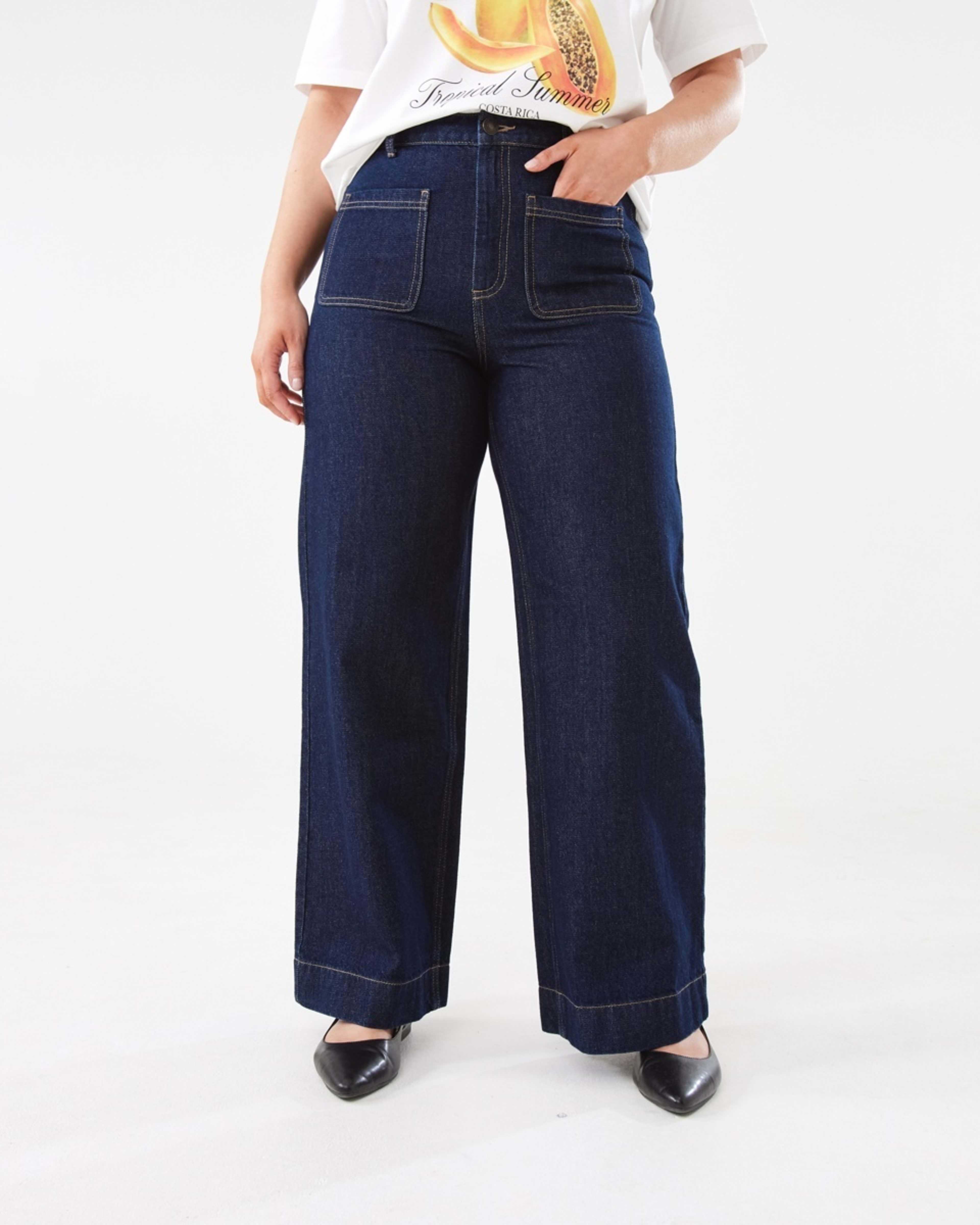 1 Wide Leg Pocket Jeans INDIGO