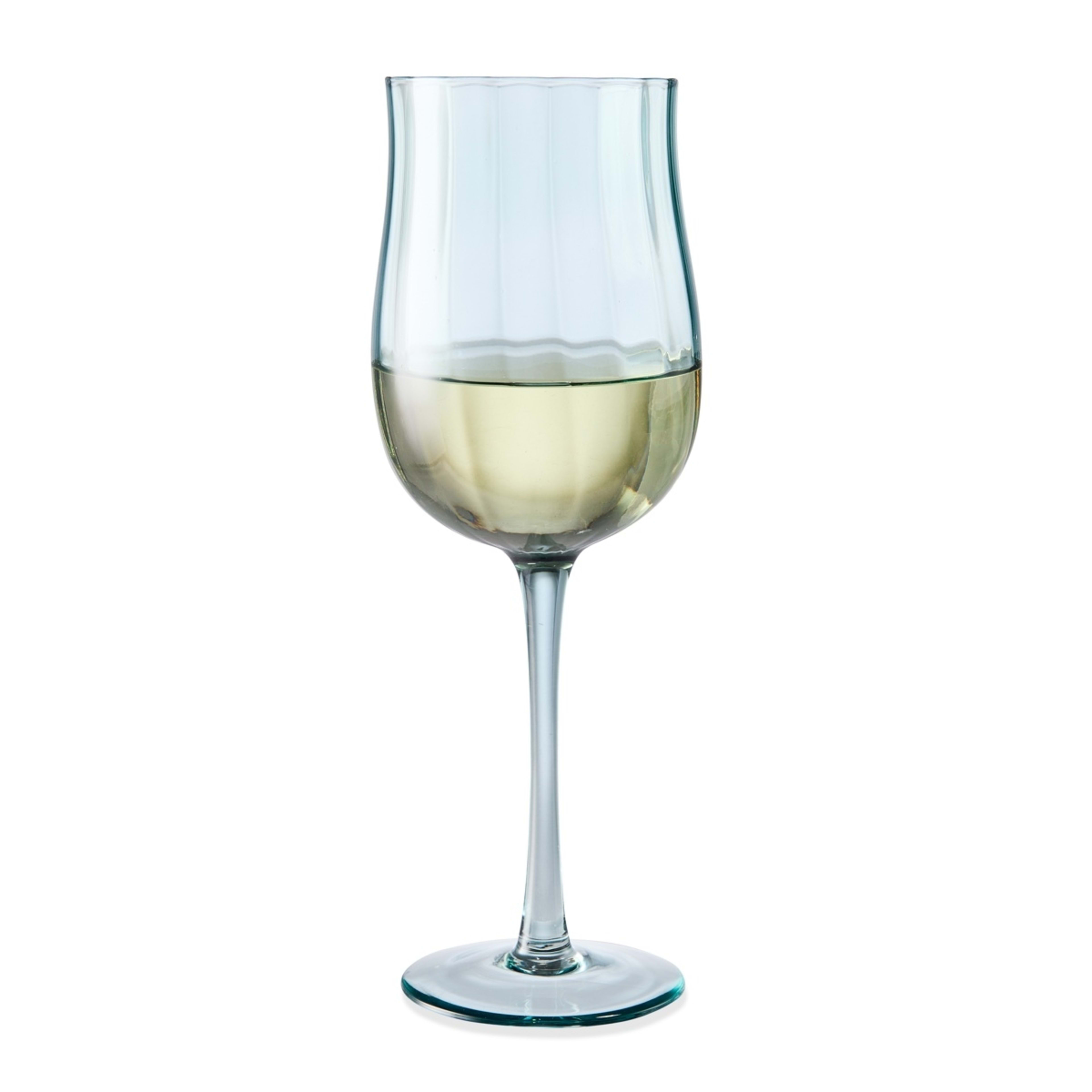 3 4 Green Tulip Wine Glasses, 3 of 7